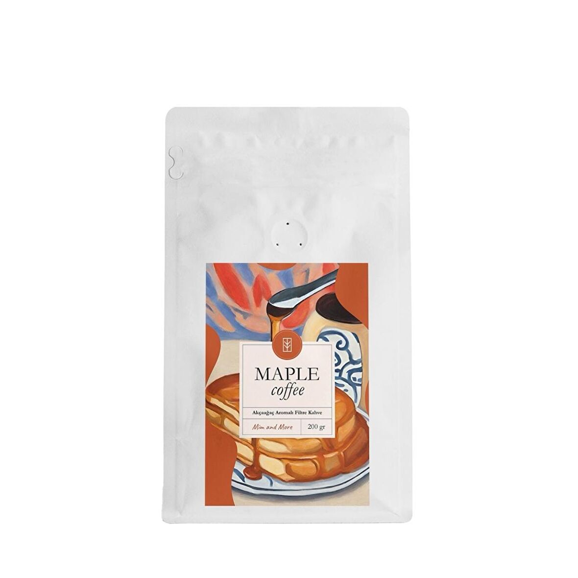 Mim and More Maple Coffee Akçaağaç Aromalı Kahve Filtre Kahve 200 Gr