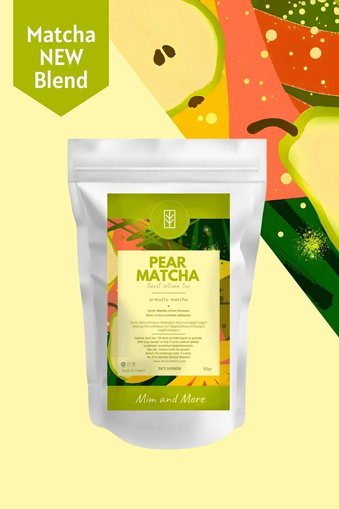 Pear Matcha - Armutlu Matcha 50 GR