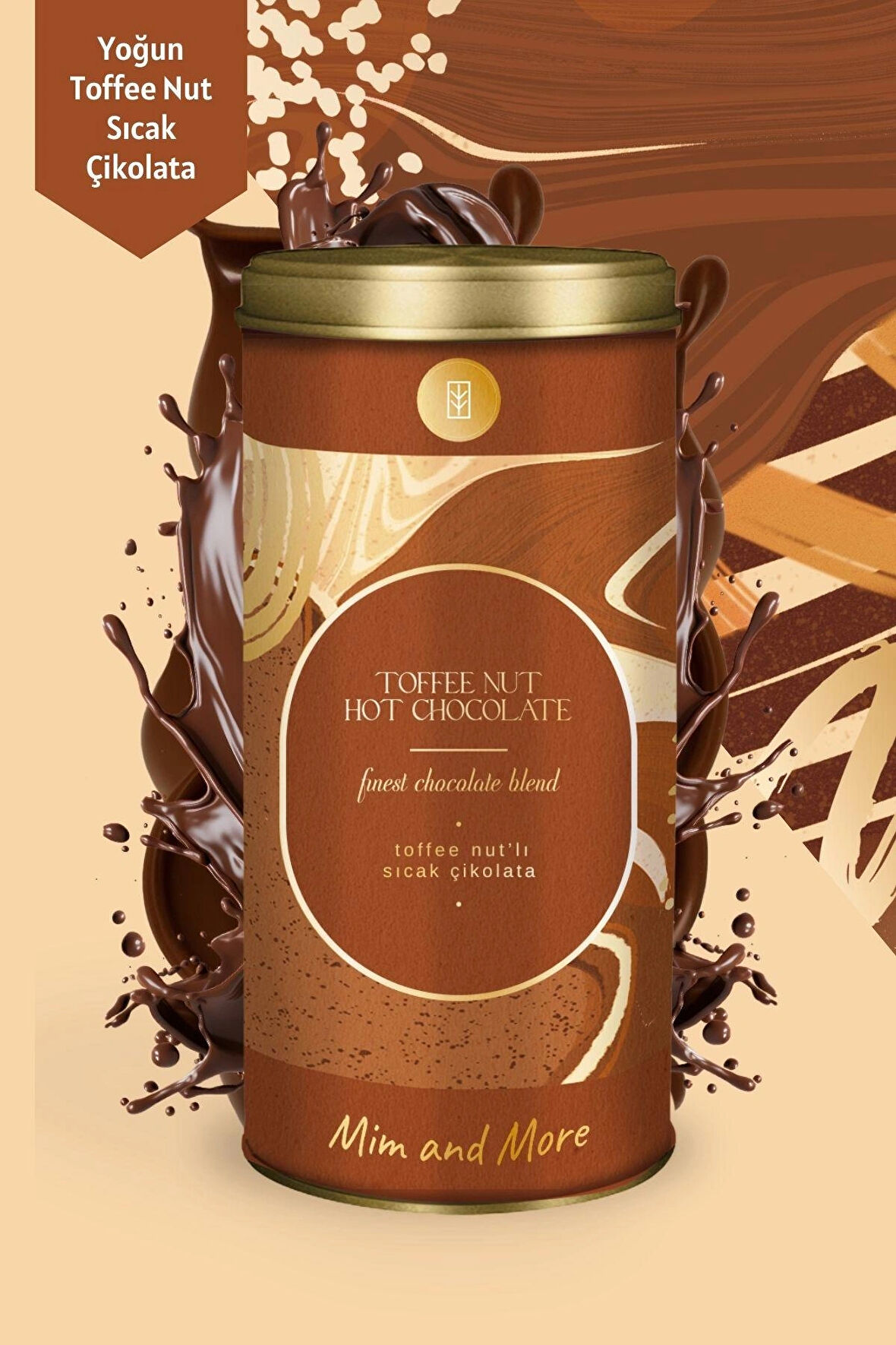 Toffee Nut Sıcak Çikolata Toffee Nut Hot Chocolate Tin 200 gr