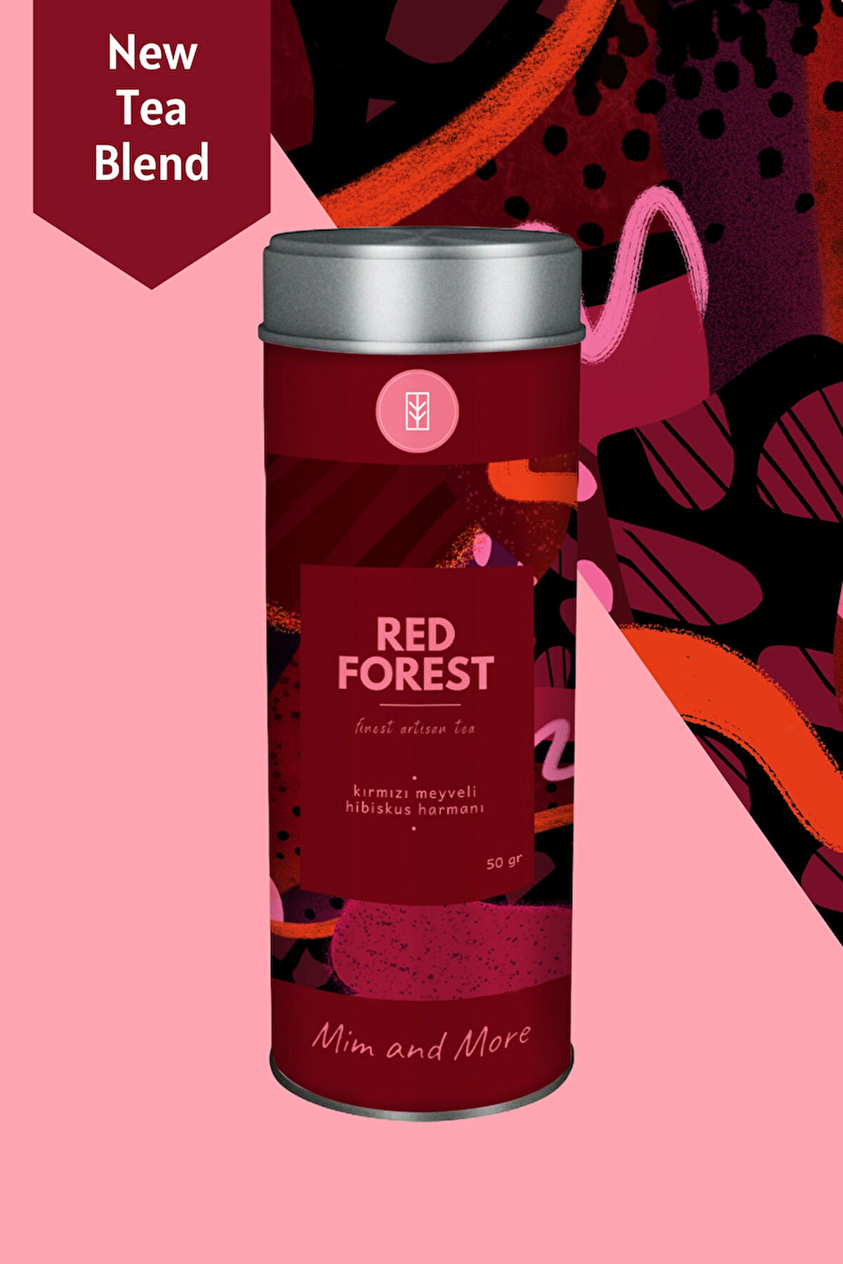 Red Forest Tea - Kırmızı Meyveli Hibiskus Çayı 50 gr