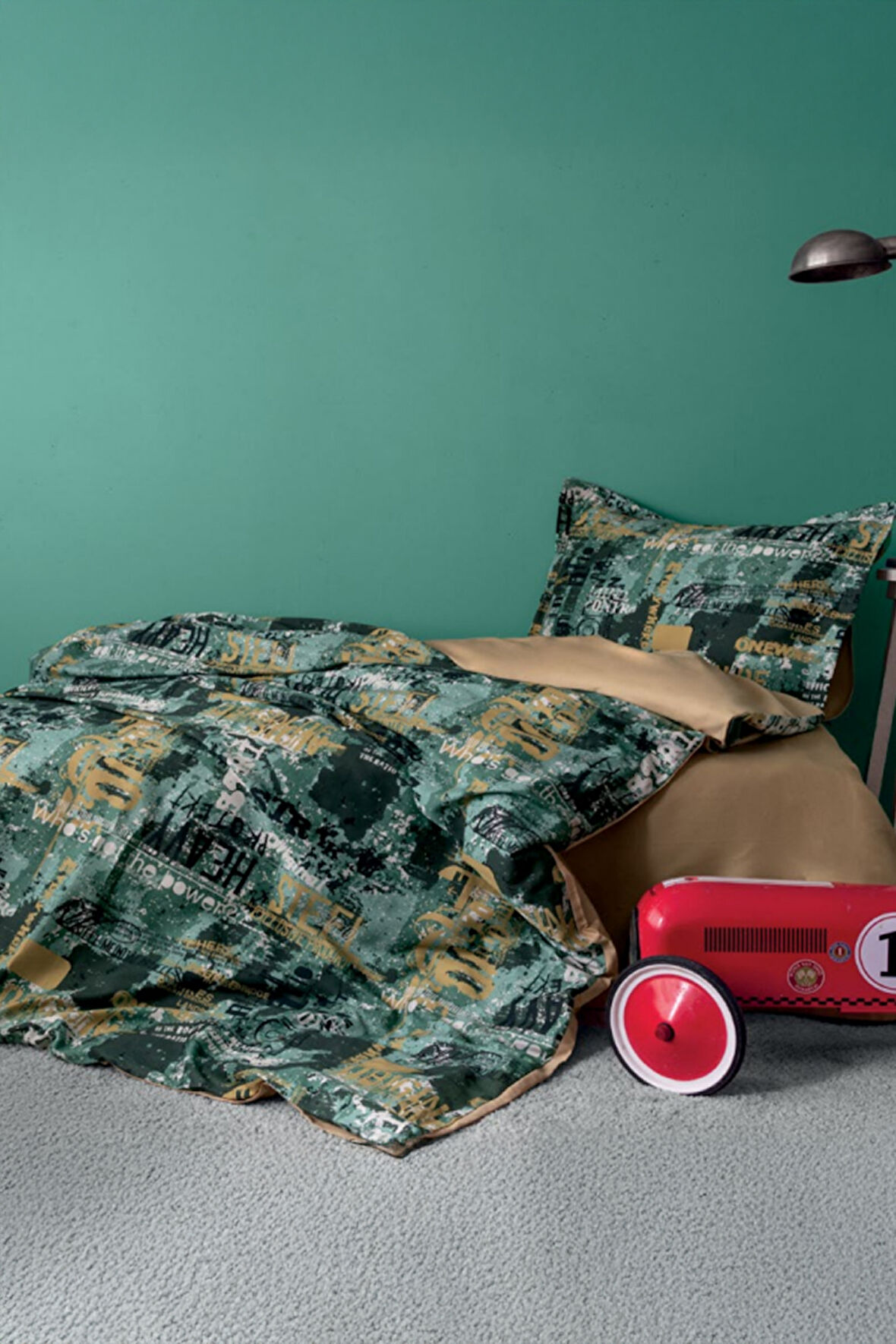 İssimo Home Rocky %100 Pamuk Saten Tek Kişilik Nevresim Takımı