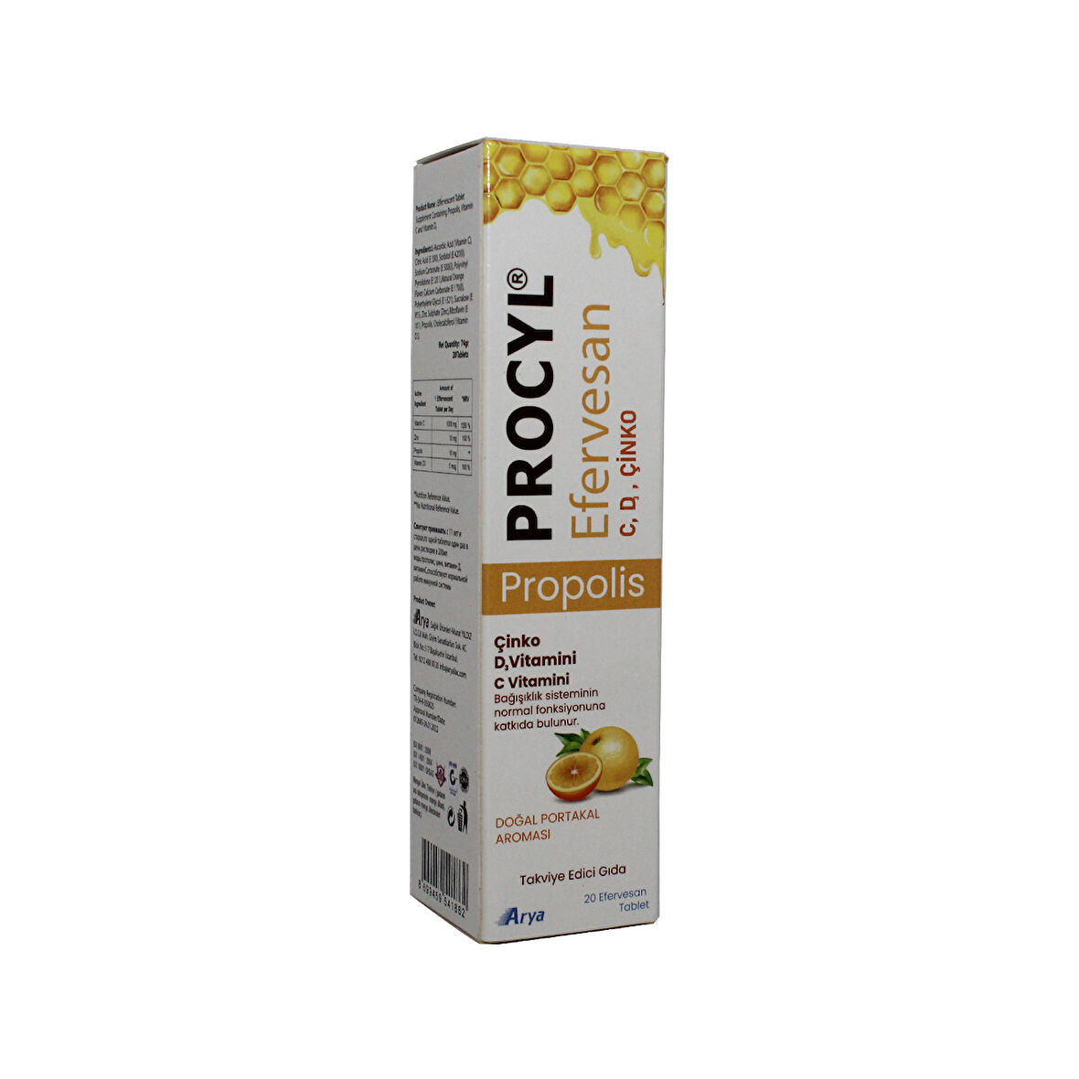 Procyl C D Vıt Cınko Effervesan 20 Tb