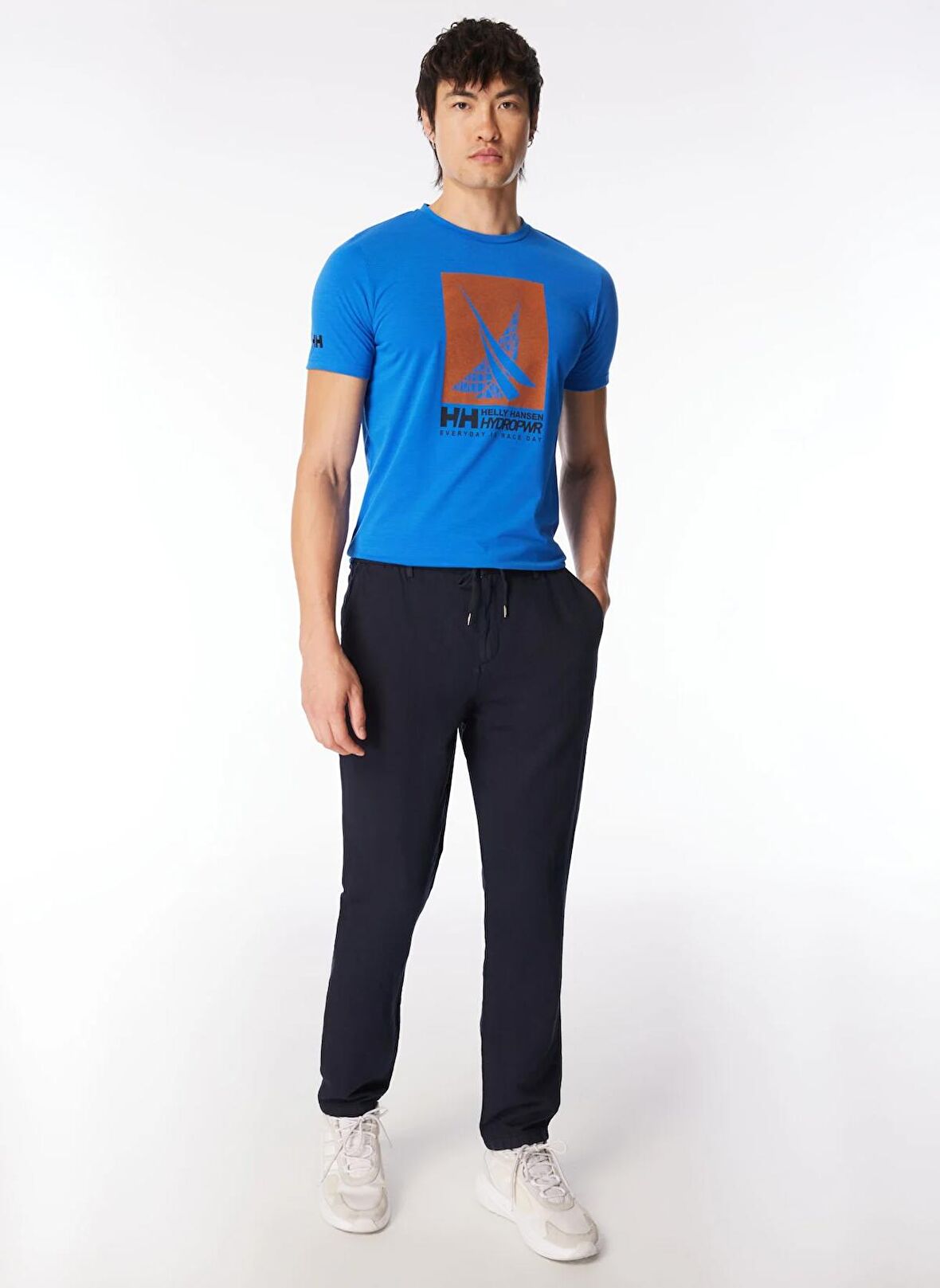 Gmg Fırenze Lastikli Bel Dar Paça Regular Fit Lacivert Erkek Pantolon GU24MSS01013