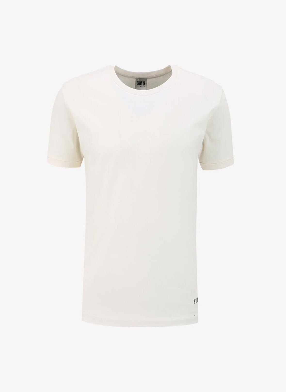 Gmg Fırenze Bisiklet Yaka Ekru Erkek T-Shirt GU24MSS03021