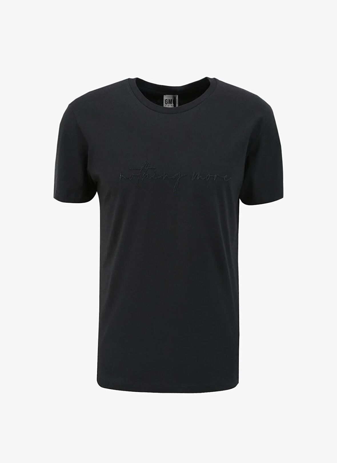 Gmg Fırenze Bisiklet Yaka Siyah Erkek T-Shirt GU24MSS03022