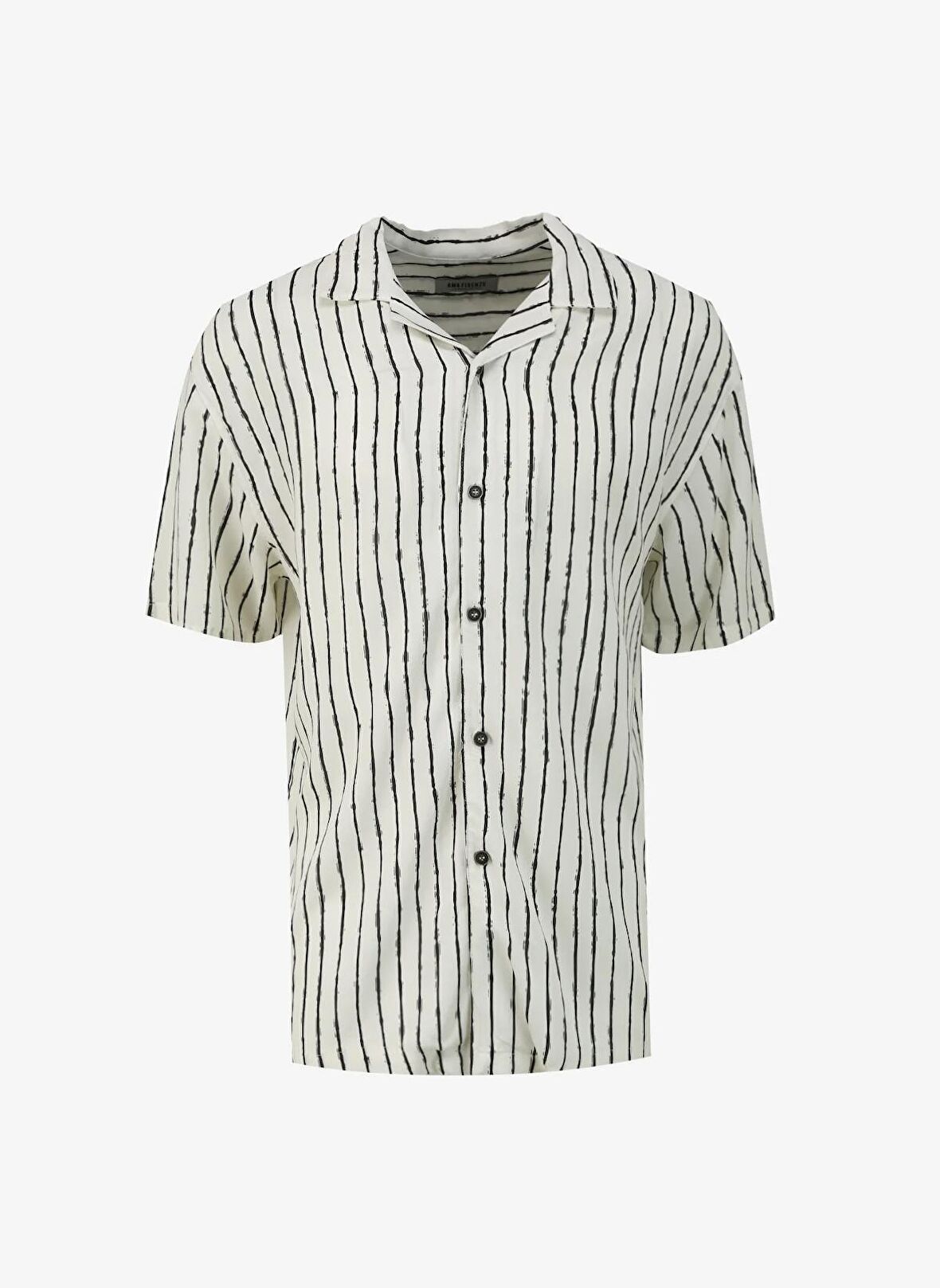 Gmg Fırenze Regular Fit Apaş Yaka Ekru Erkek Gömlek GU24MSS02207