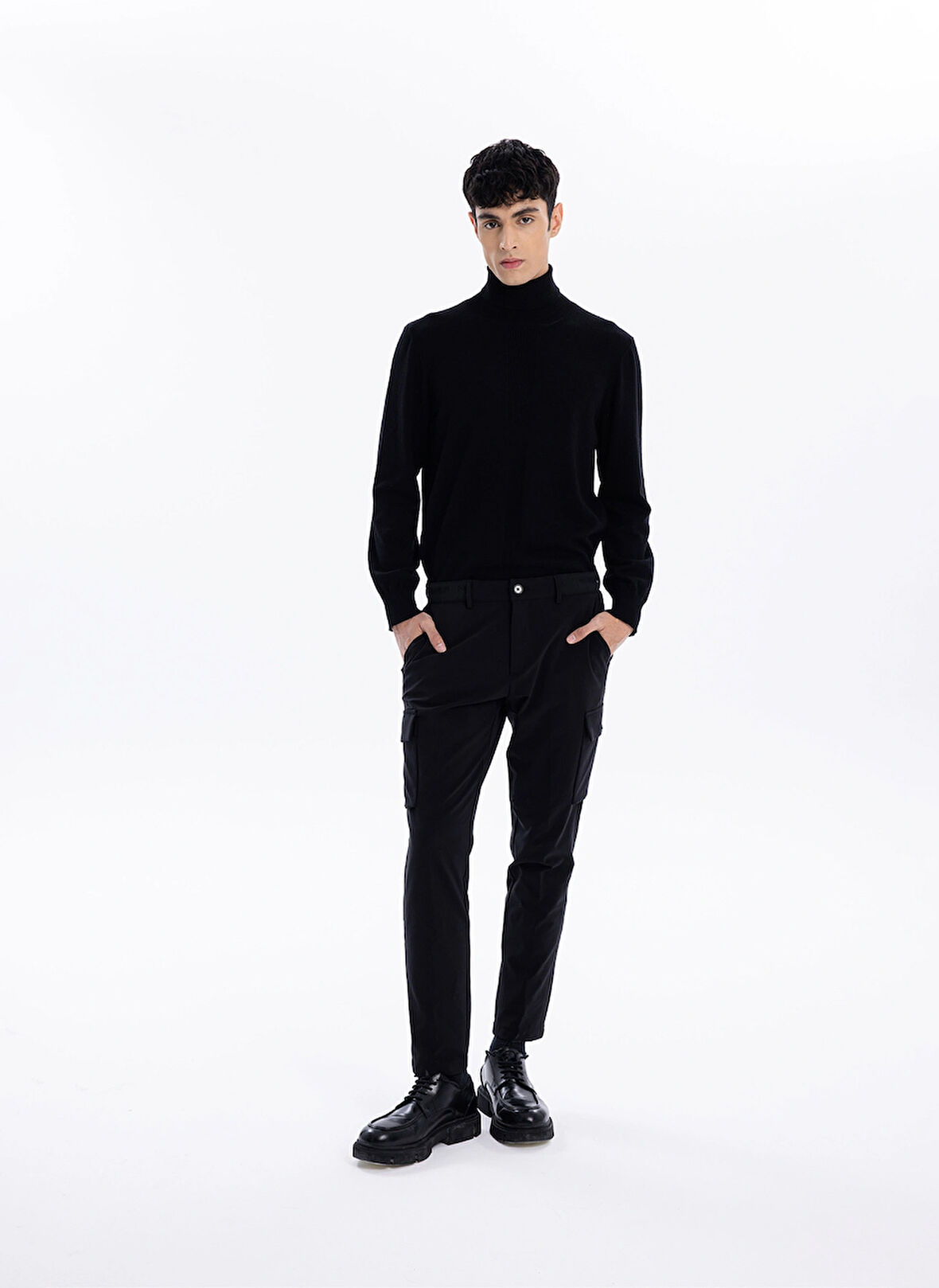 Gmg Fırenze Standart Bel Normal Paça Regular Fit Siyah Erkek Pantolon GU24MFW01024