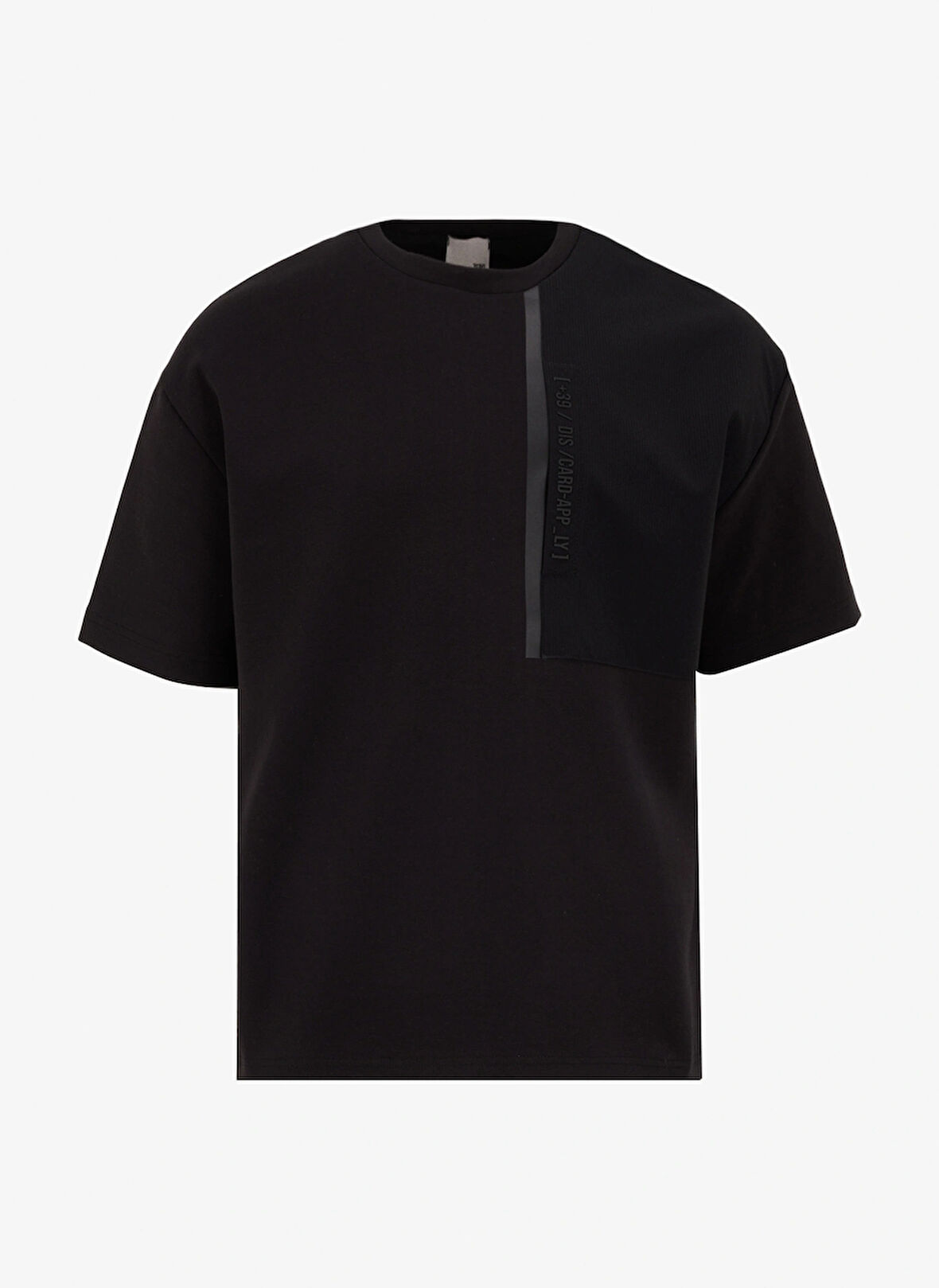 Gmg Fırenze Bisiklet Yaka Siyah Erkek T-Shirt ZR25MSS03050