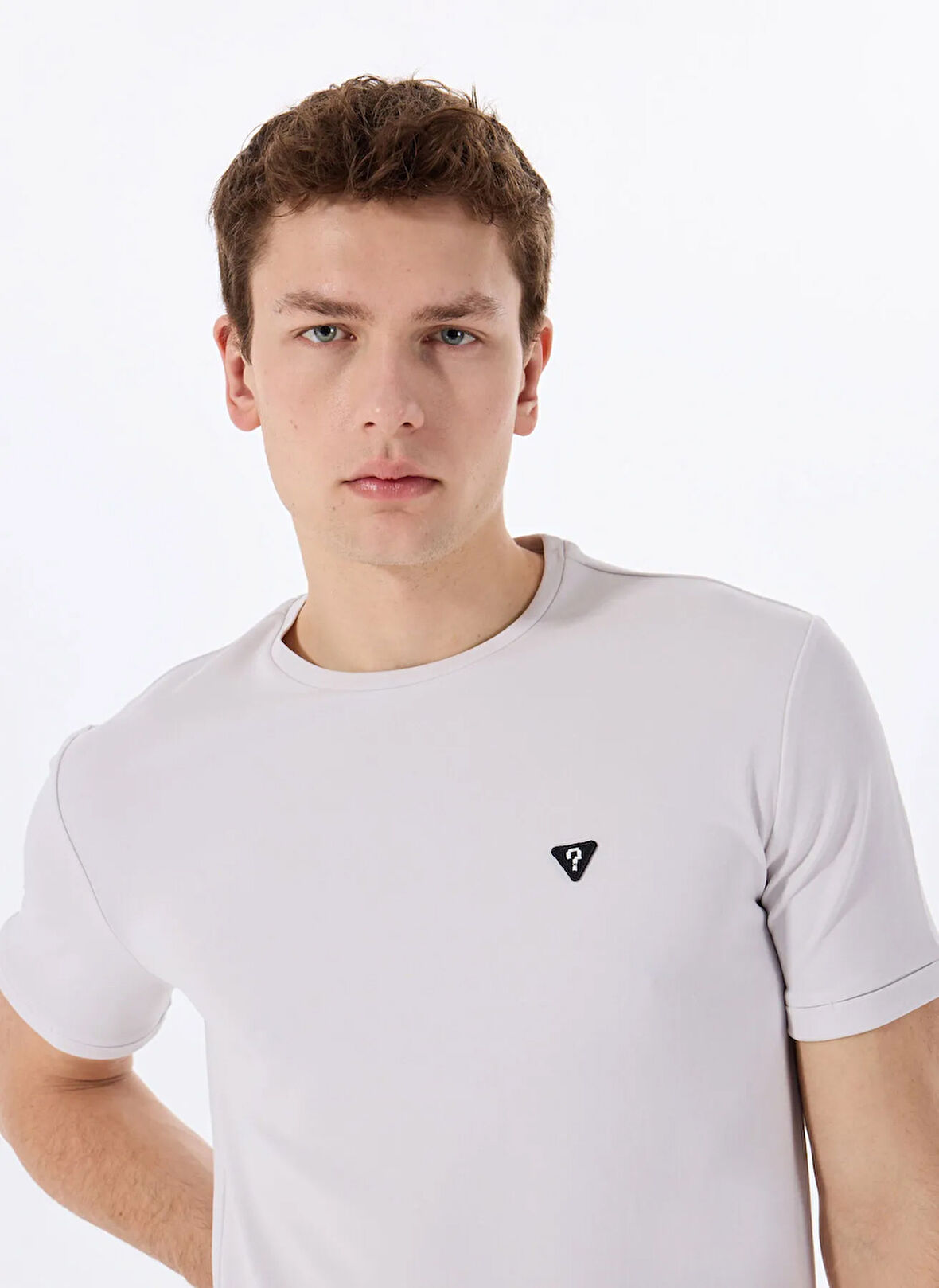 Gmg Fırenze Bisiklet Yaka Ekru Erkek T-Shirt GU25MSS03014