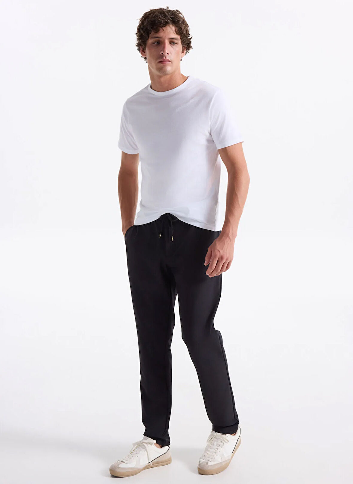 Gmg Fırenze Normal Bel Normal Paça Jogger Siyah Erkek Pantolon GU25MFW01011