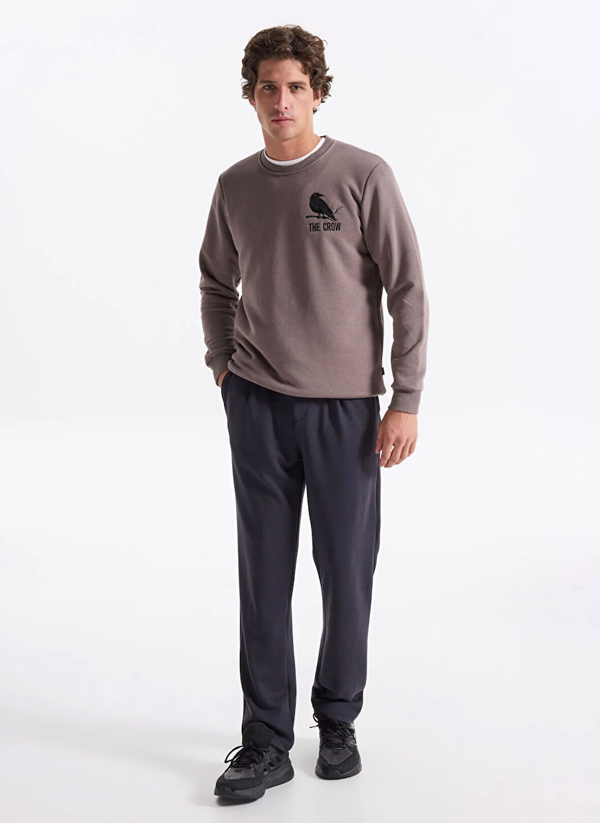 Gmg Fırenze Lastikli Bel Normal Paça Jogger Siyah Erkek Pantolon GU25MFW01046