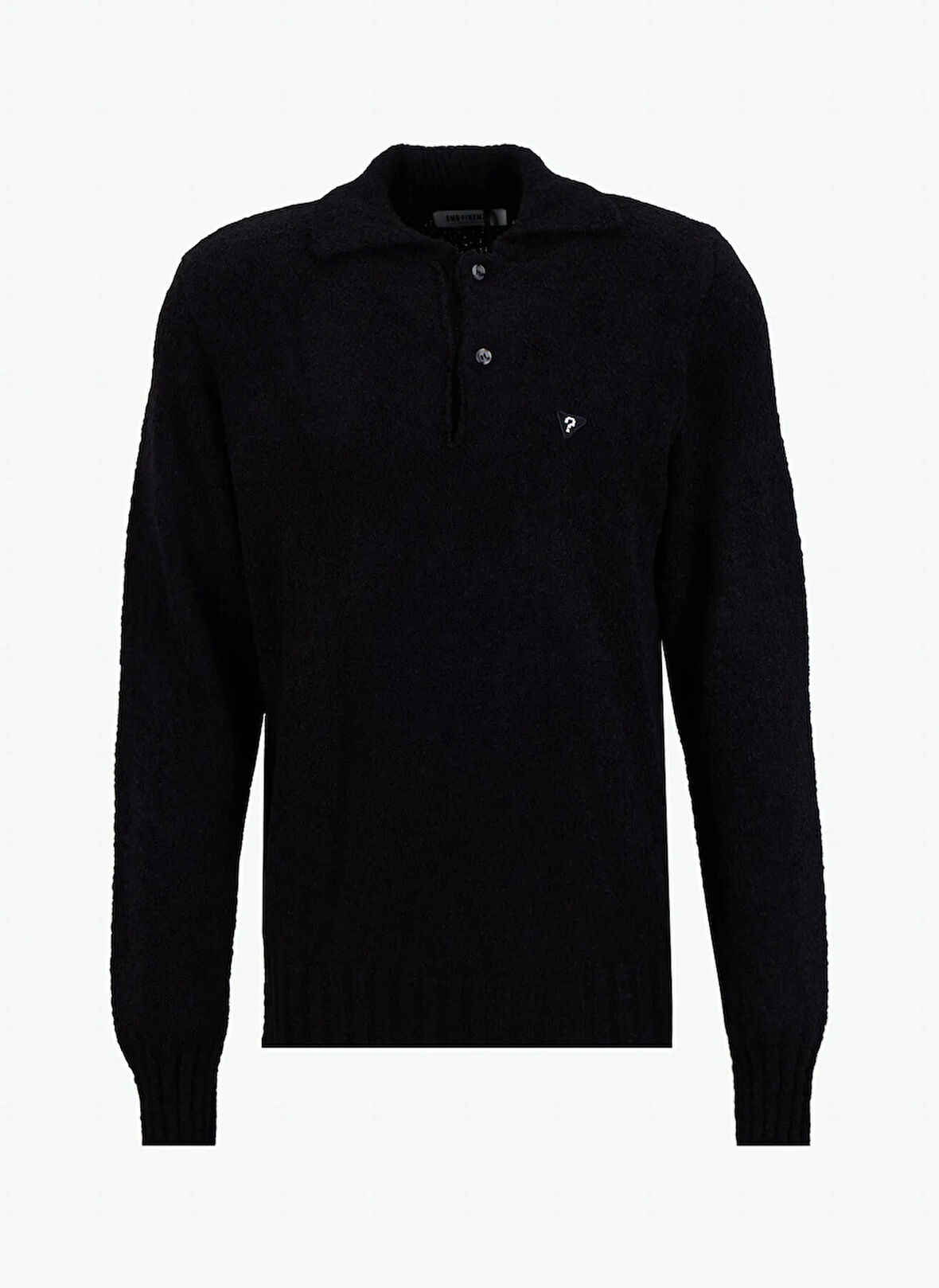 Gmg Fırenze Polo Yaka Regular Fit Siyah Erkek Kazak GU25MFW04025