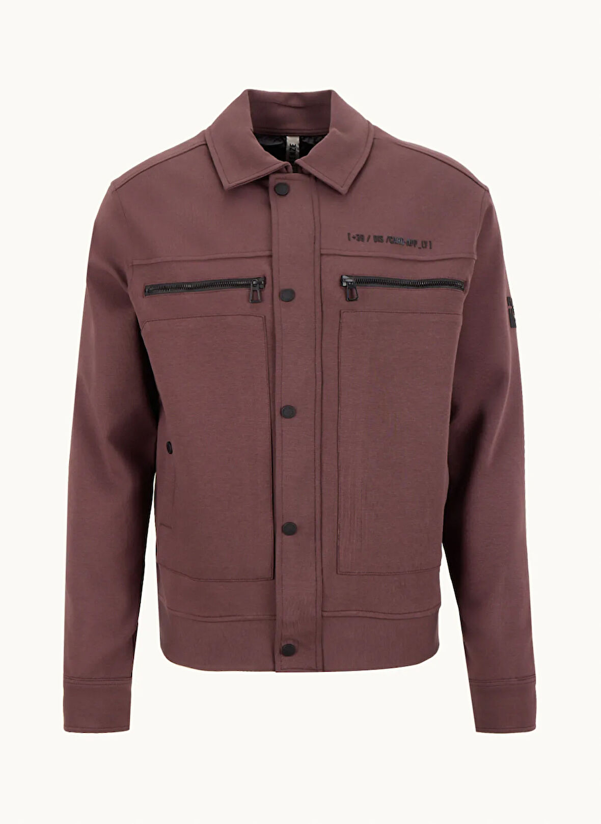 Gmg Fırenze Gömlek Yaka Mürdüm Erkek Sweatmont GU25MFW05013