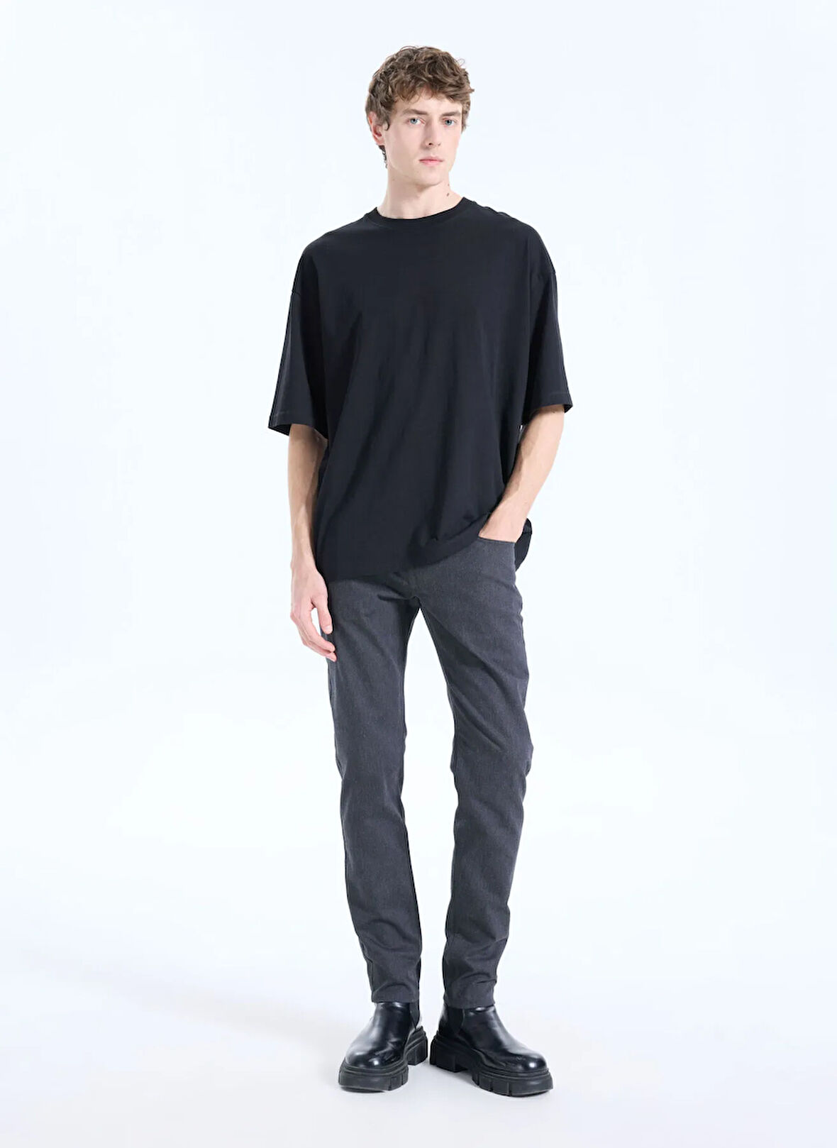 Gmg Fırenze Antrasit Erkek Normal Pantolon GU25MFW01212