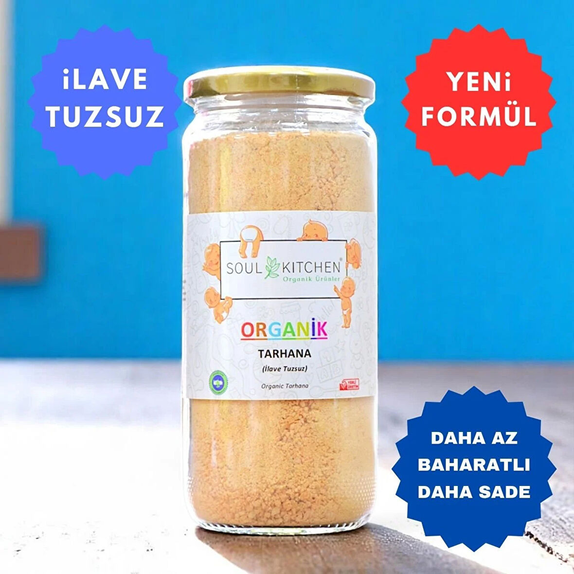Organik Tarhana cam 350 g (İlave Tuzsuz)