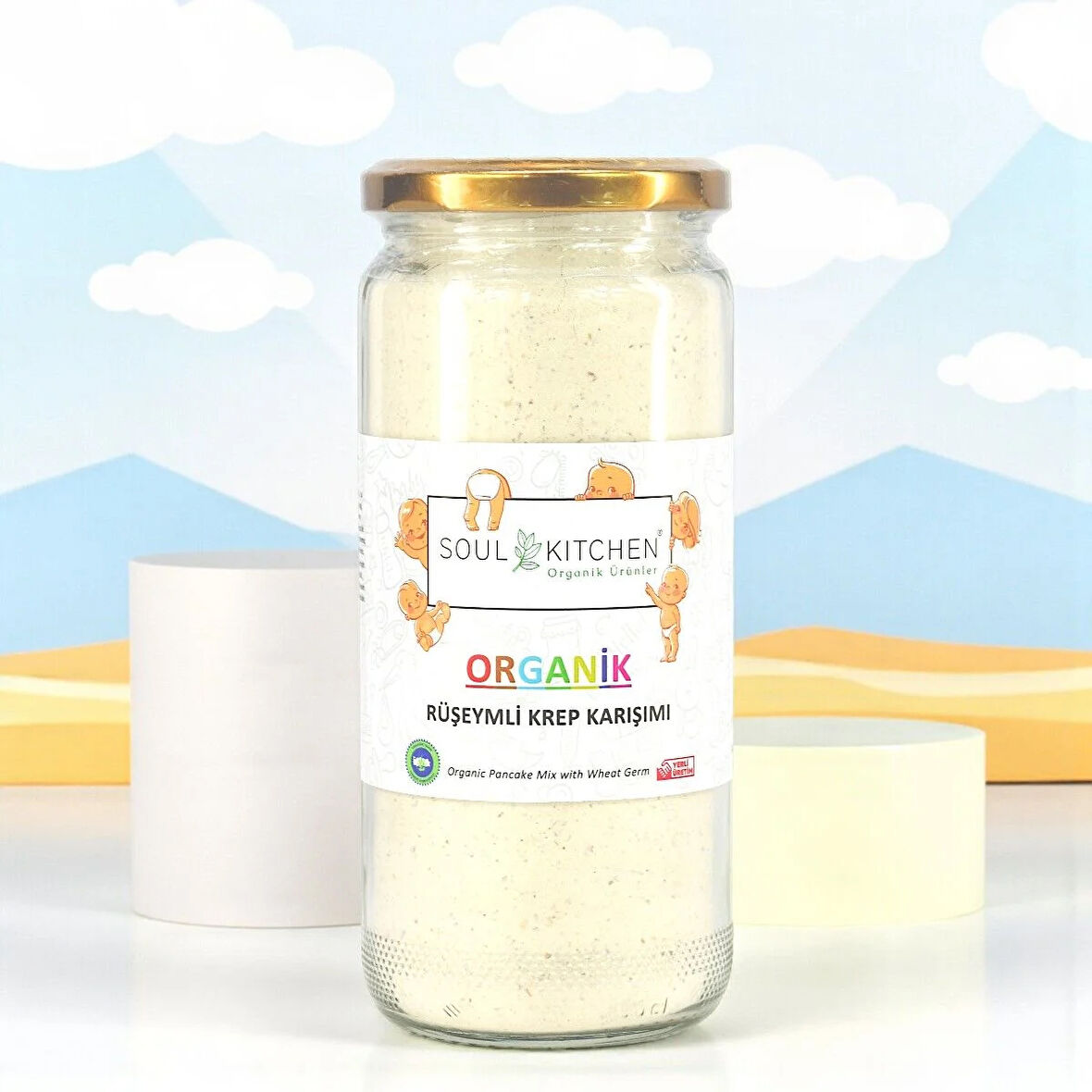 Organik Rüşeymli Krep Karışımı 300 g