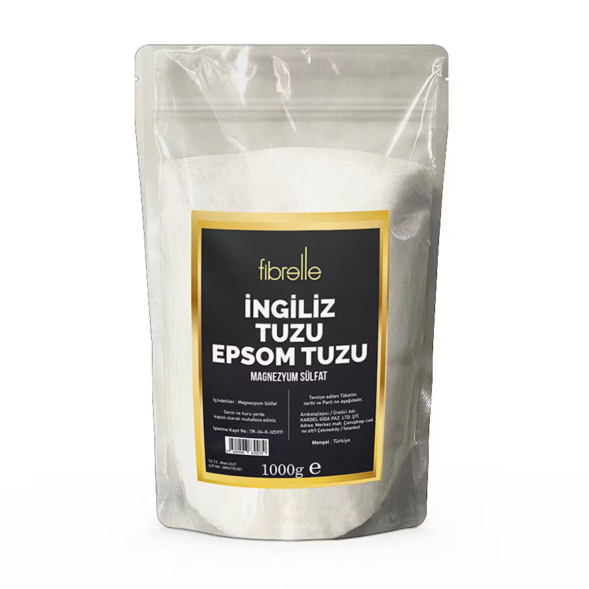 Ingiliz Tuzu (Epsom Tuzu) 1kg(1000G) / Katkısız