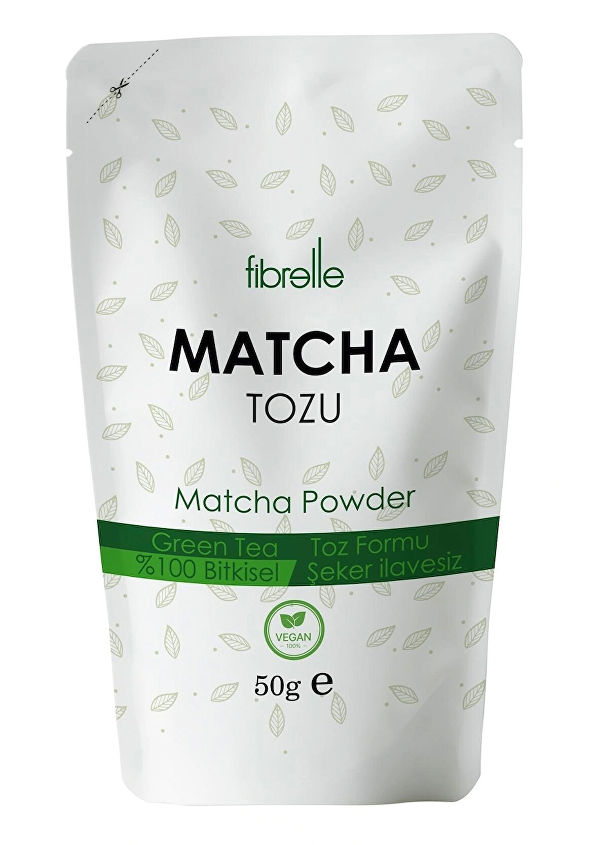 Fibrelle Matcha Saf 50 g  ( Doypak )