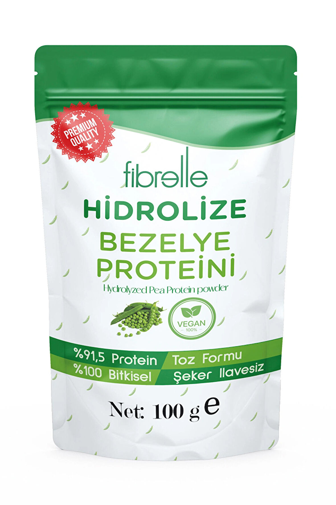 Fibrelle Hidrolize Bezelye Proteini 100g
