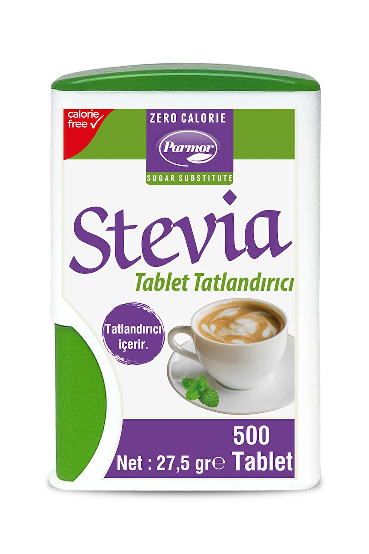 Parmor Stevia Tablet Tatlandırıcı 500'lük Kutu