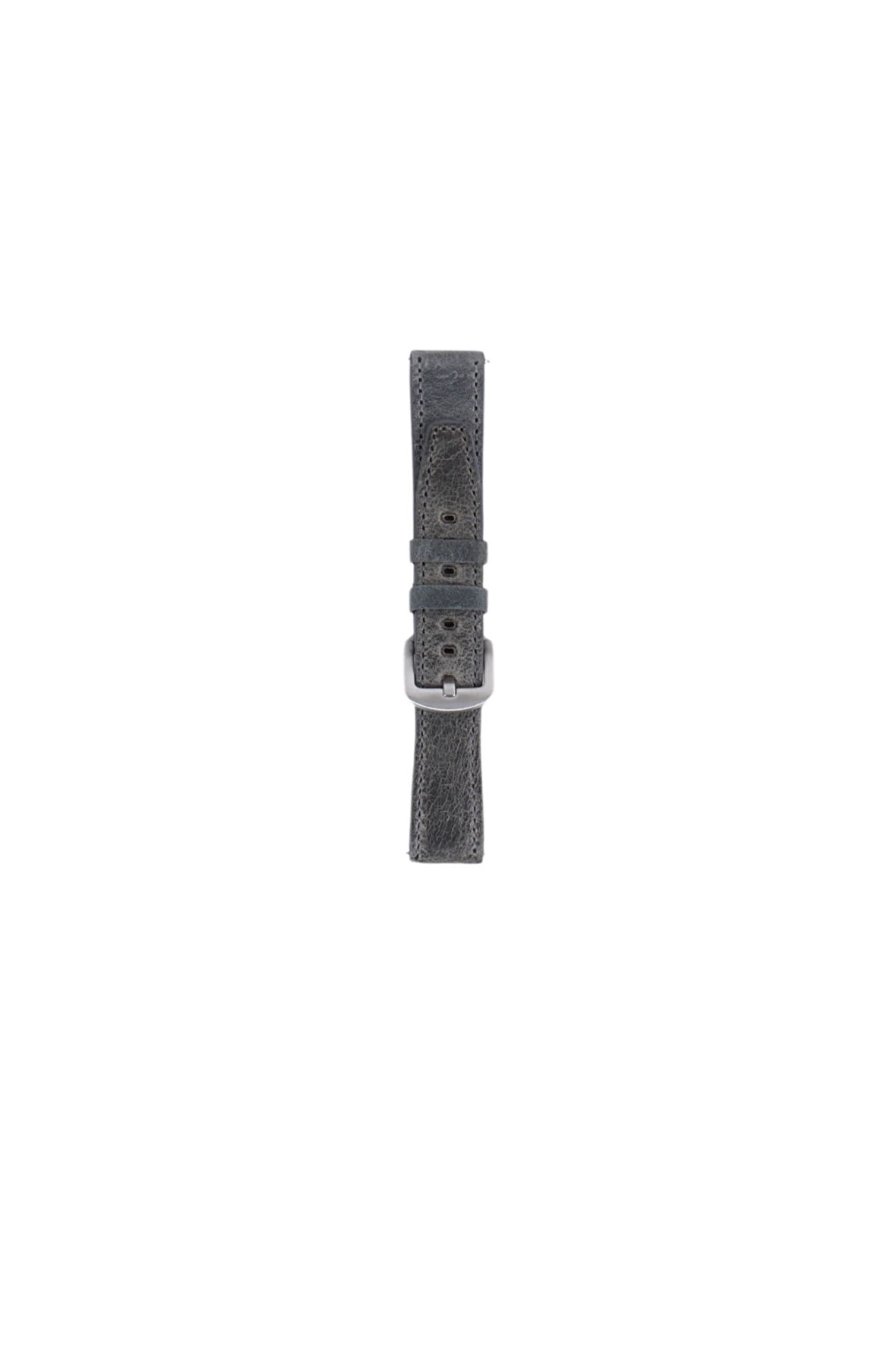 Fro LW38-43 20 mm Hakiki Deri Spor Gri Kordon Silver Toka