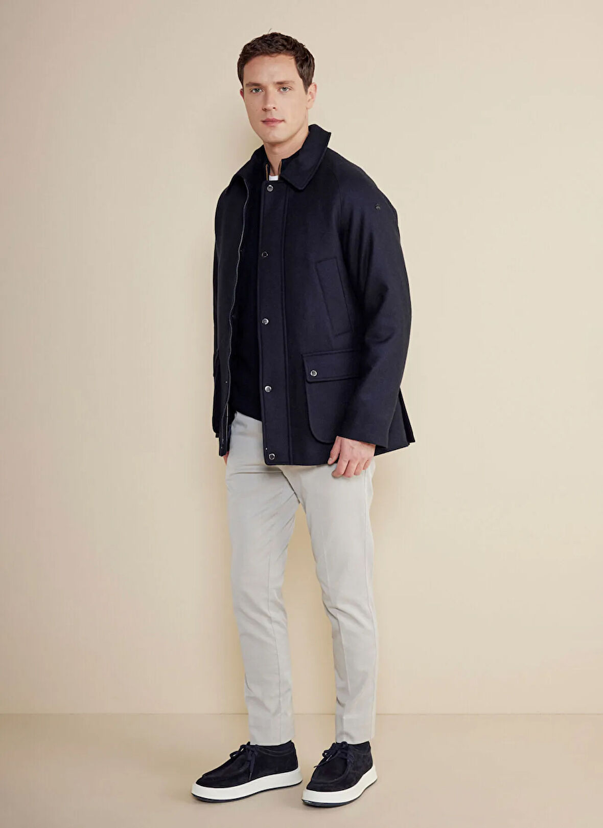 Brooks Brothers Lacivert Erkek Kaban BBFW24MCA003