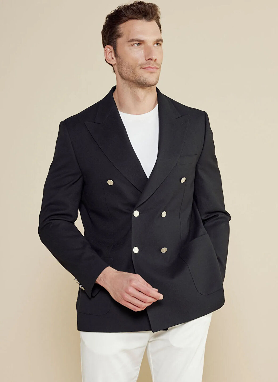 Brooks Brothers Slim Fit Siyah Erkek Ceket BBSS25MBL025