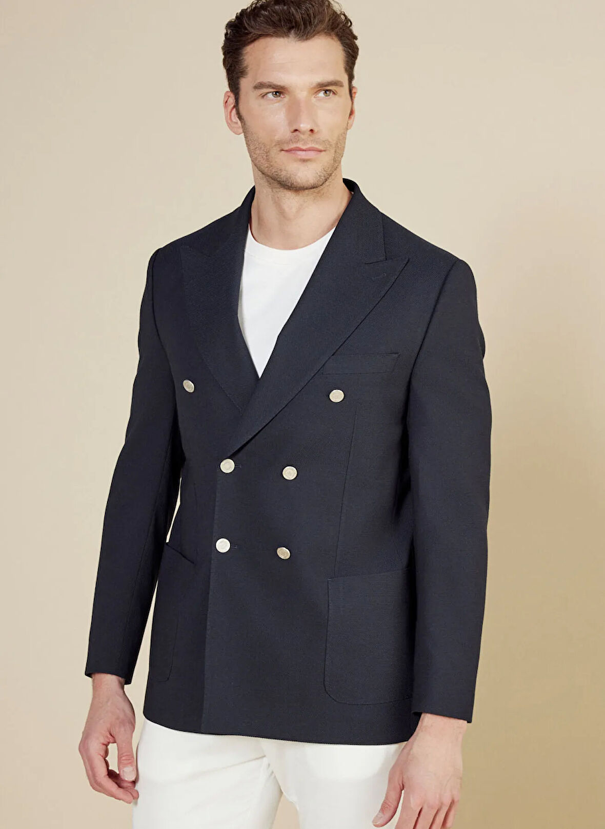 Brooks Brothers Slim Fit Lacivert Erkek Ceket BBSS25MBL025