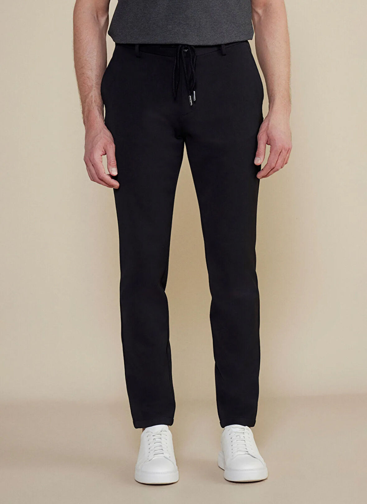 Brooks Brothers Normal Bel Düz Paça Standart Siyah Erkek Pantolon BBSS25MPT024