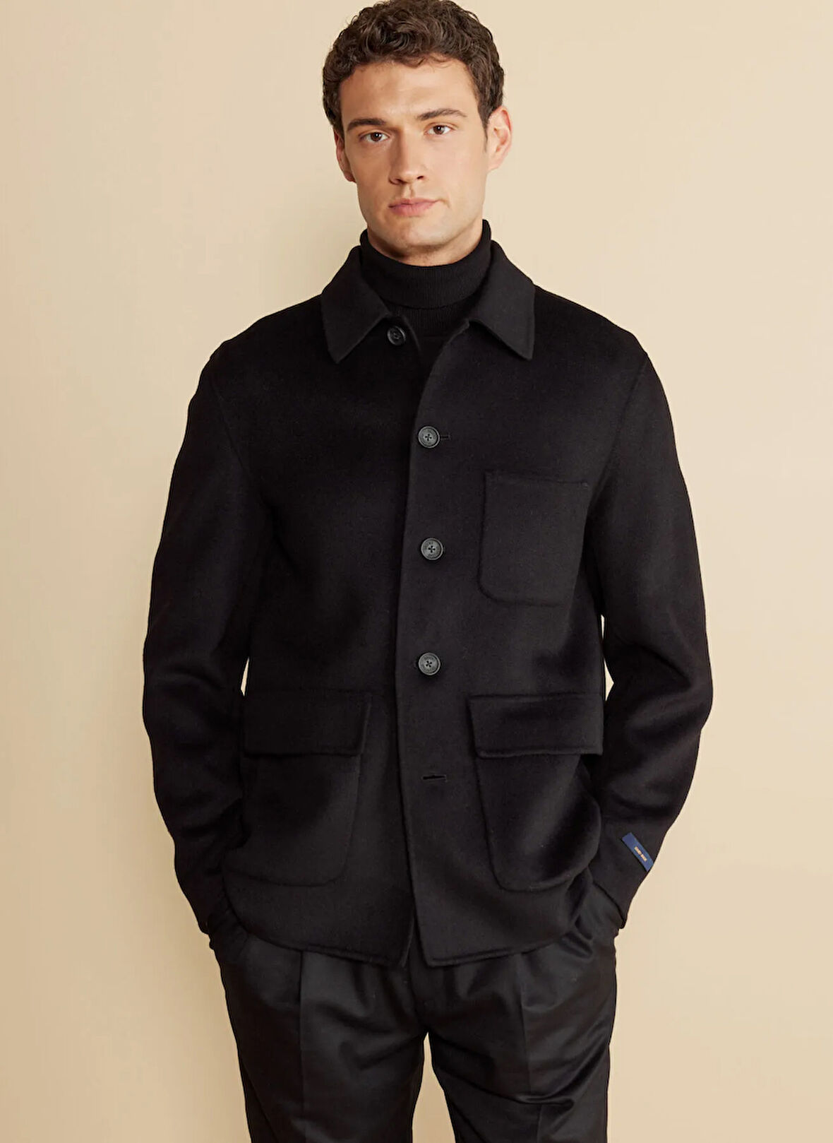 Brooks Brothers Standart Siyah Erkek Ceket BBFW25MBL001