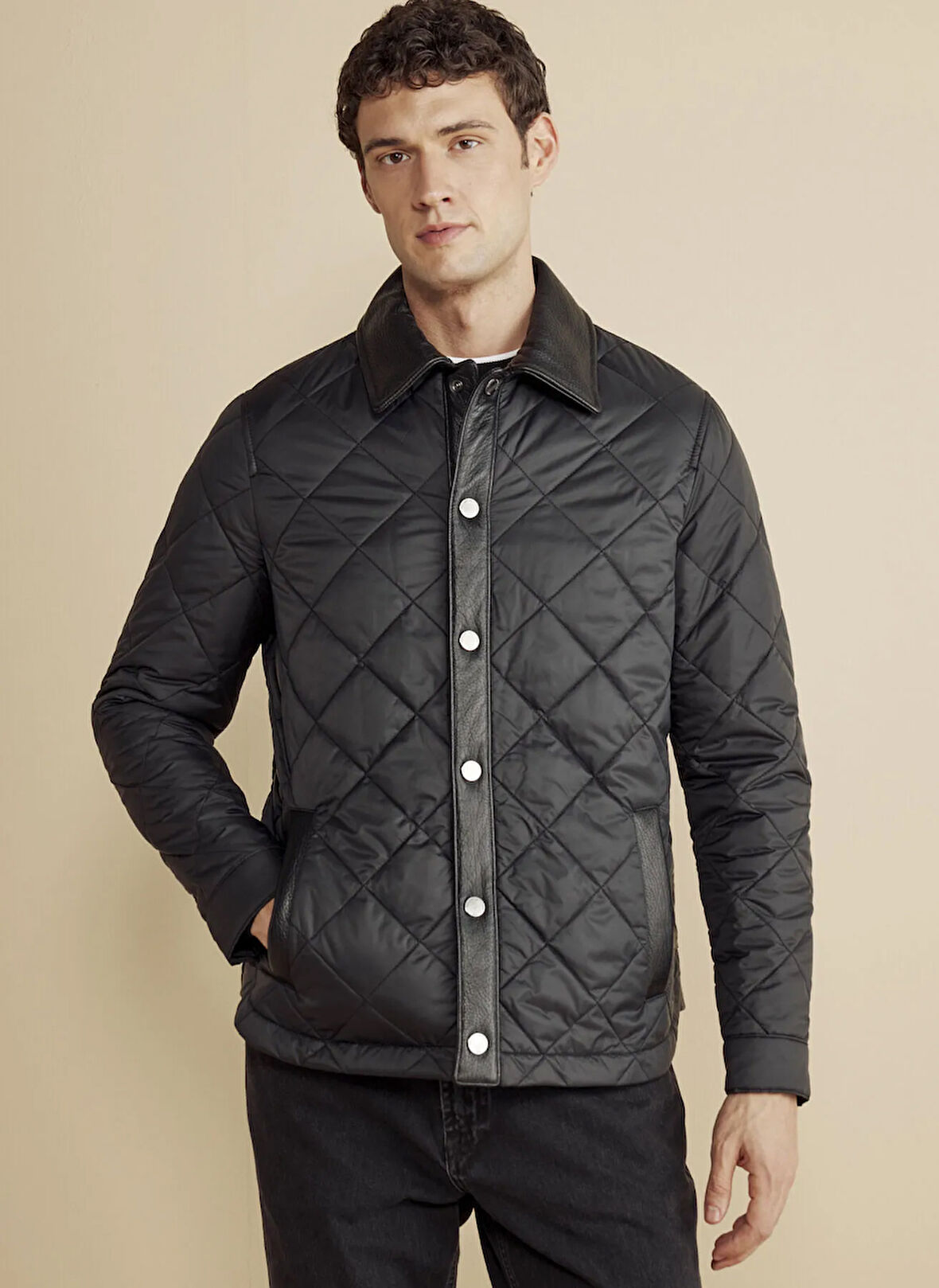 Brooks Brothers Siyah Erkek Mont BBFW25MJC008