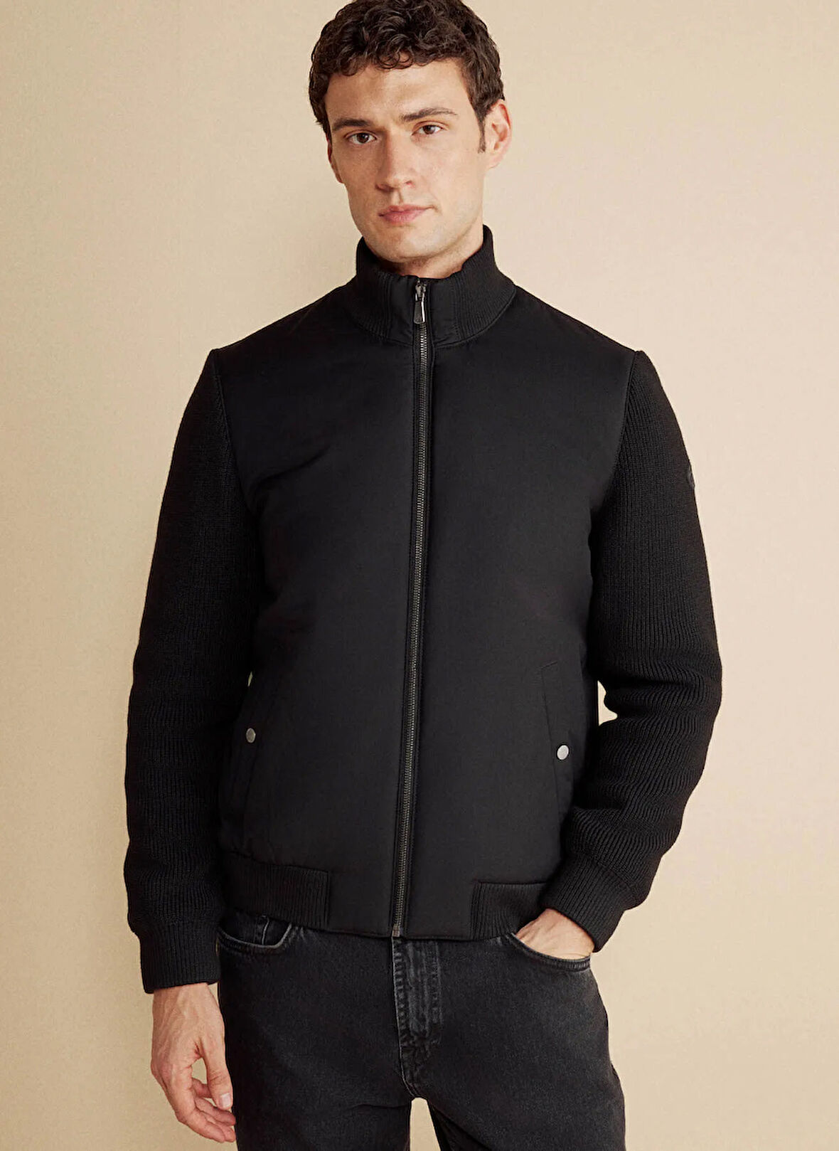 Brooks Brothers Siyah Erkek Mont BBFW25MJC018