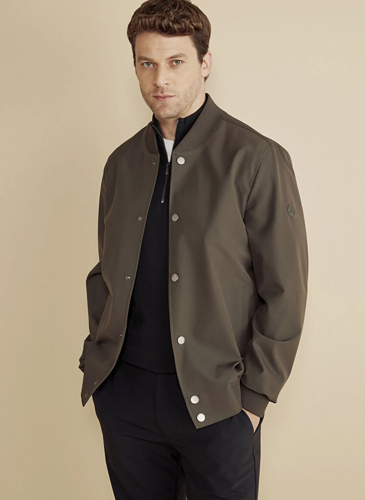 Brooks Brothers Haki Erkek Mont BBFW25MJC002