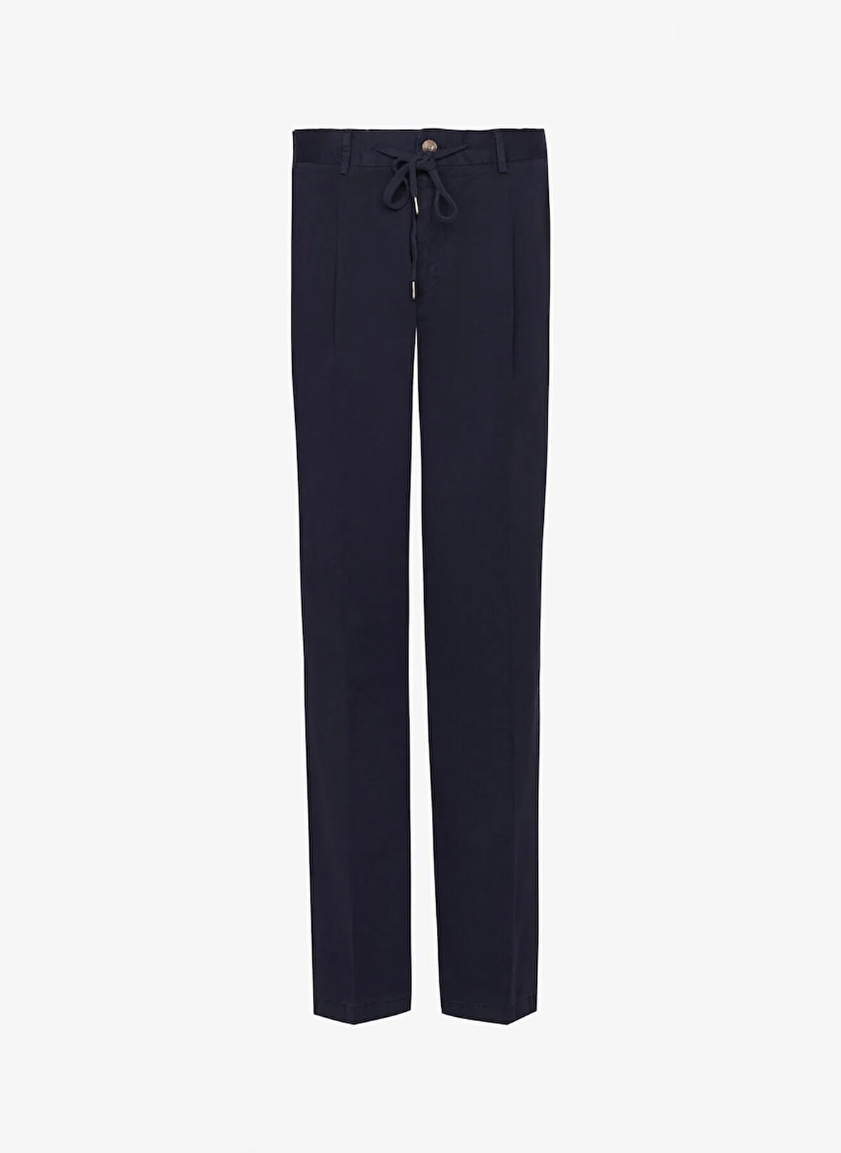 Brooks Brothers Normal Bel Duble Paça Standart Lacivert Erkek Pantolon BBFW25MPT005