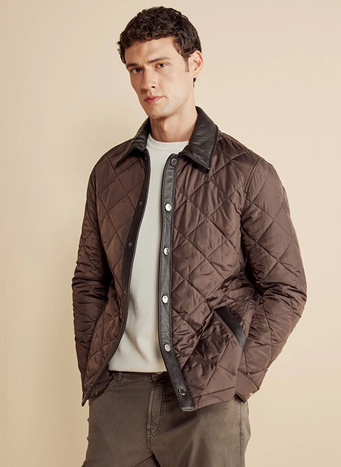 Brooks Brothers Kahve Erkek Mont BBFW25MJC008