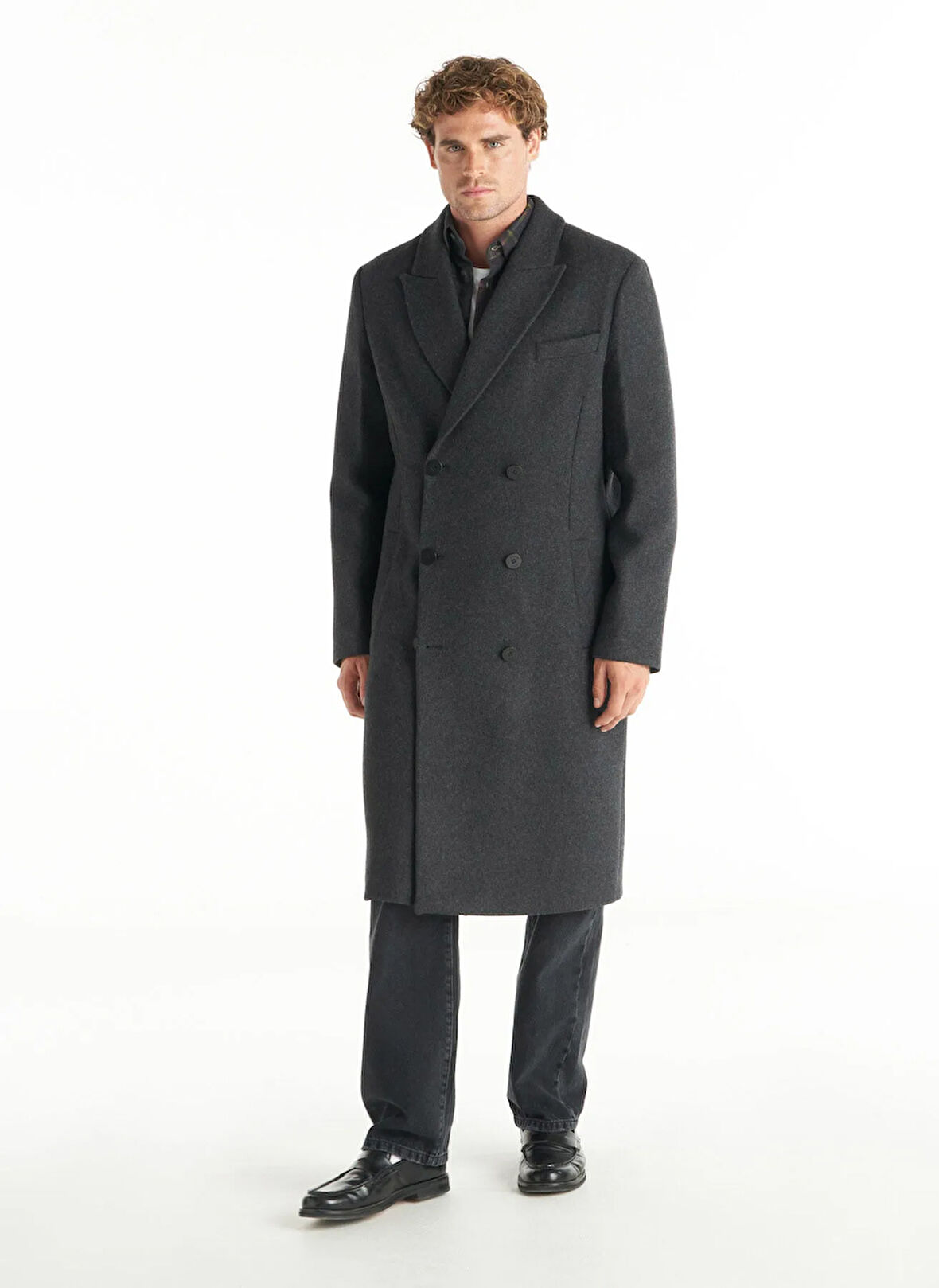 Ted Baker Antrasit Erkek Palto TBMROW1006