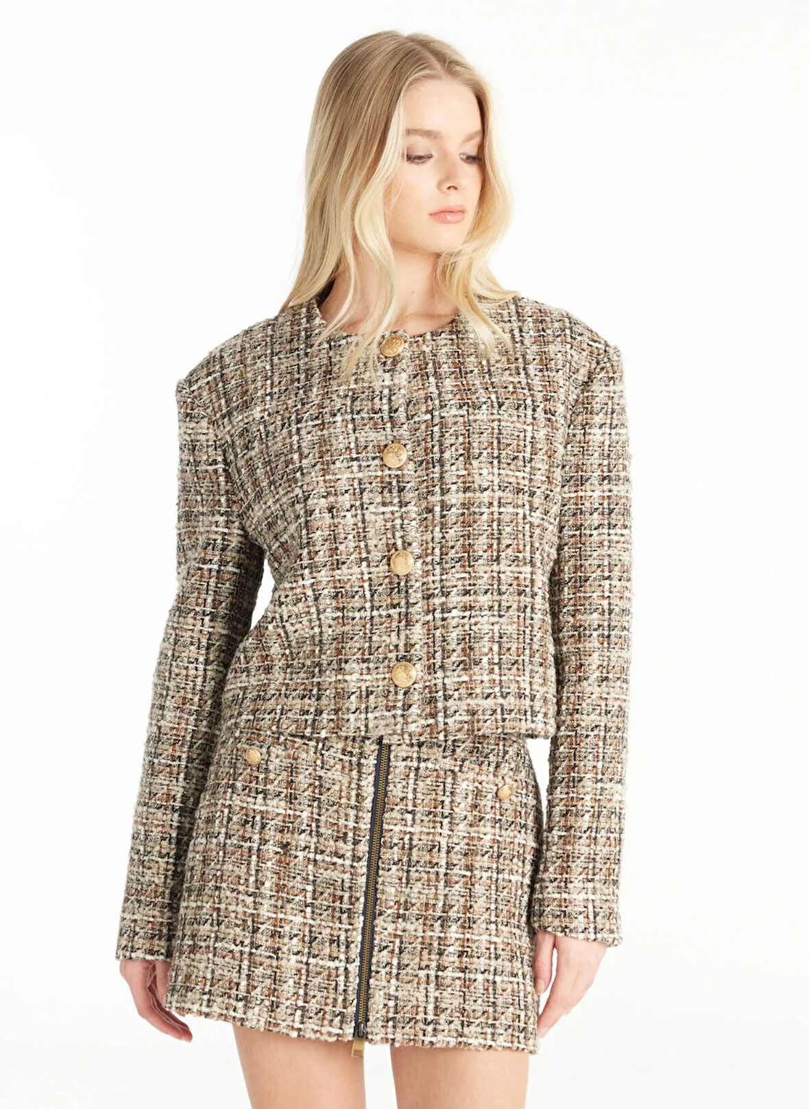 Ted Baker Standart Kahve Kadın Ceket TBWRJC1026