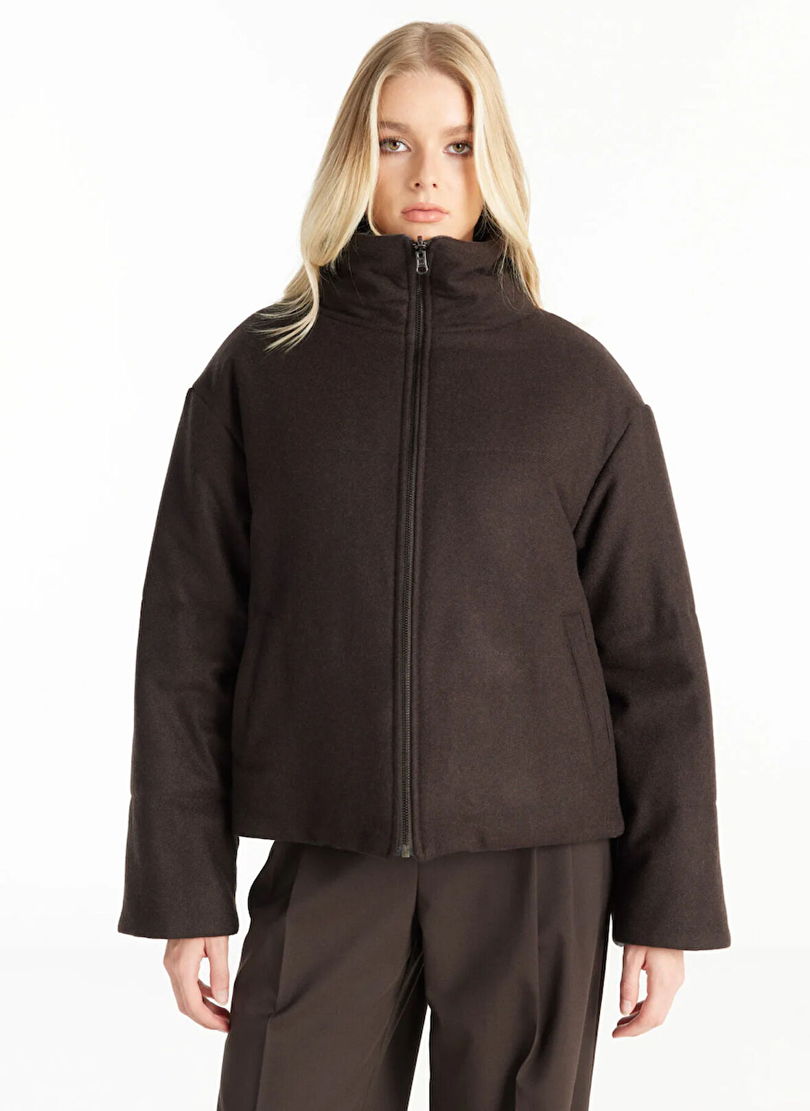 Ted Baker Koyu Kahve Kadın Mont TBWROW1015-1