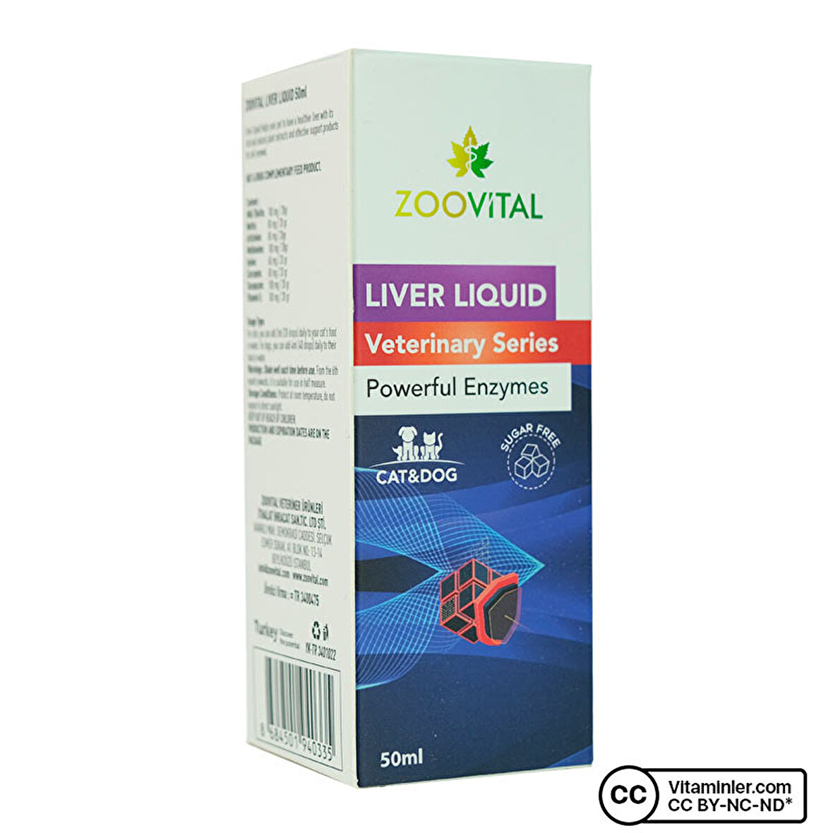 Zoovital Liver Liquid For Cats and Dogs 50 mL - AROMASIZ