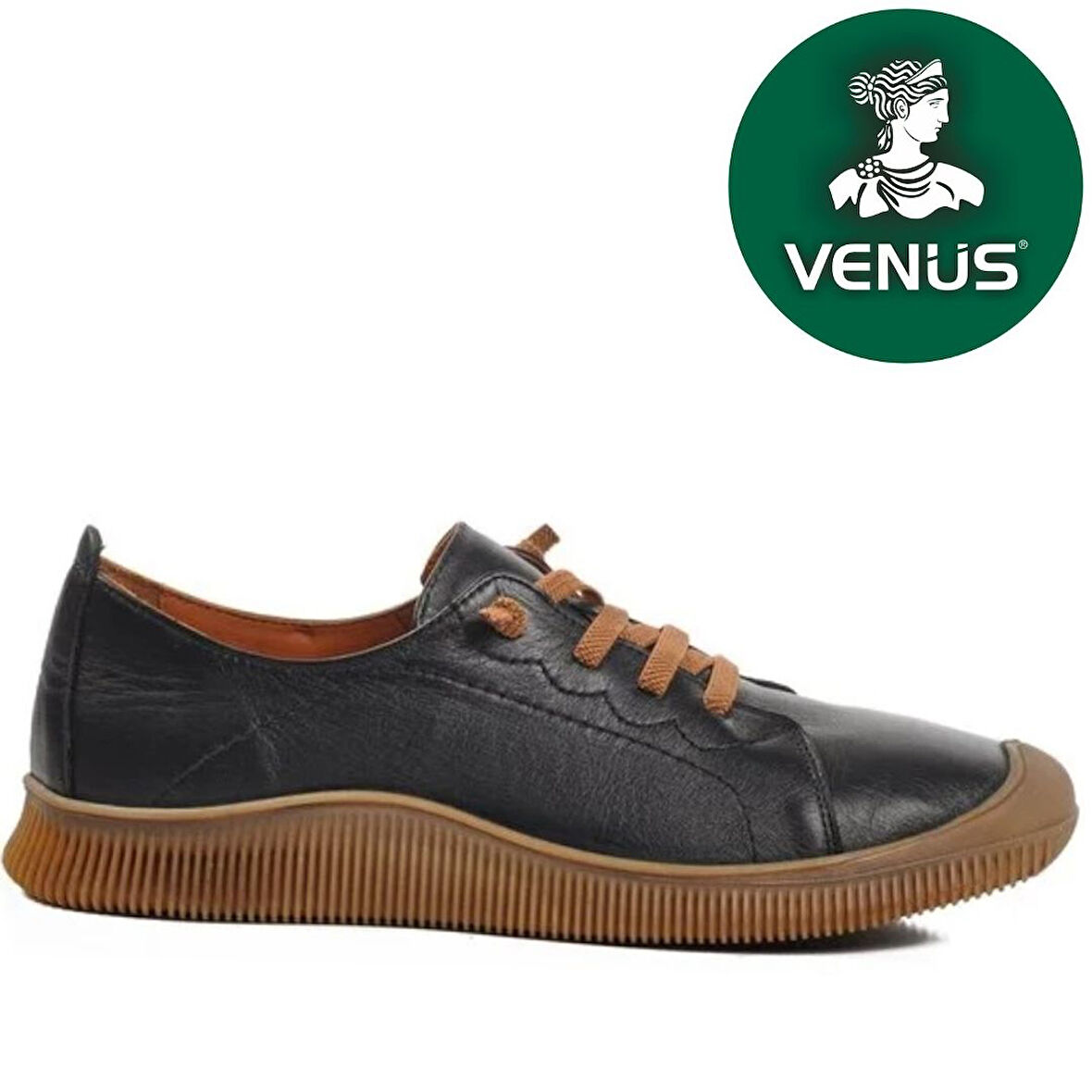 Venüs Mako Hakiki Deri Ortopedik Kadın Casual Ayakkabı