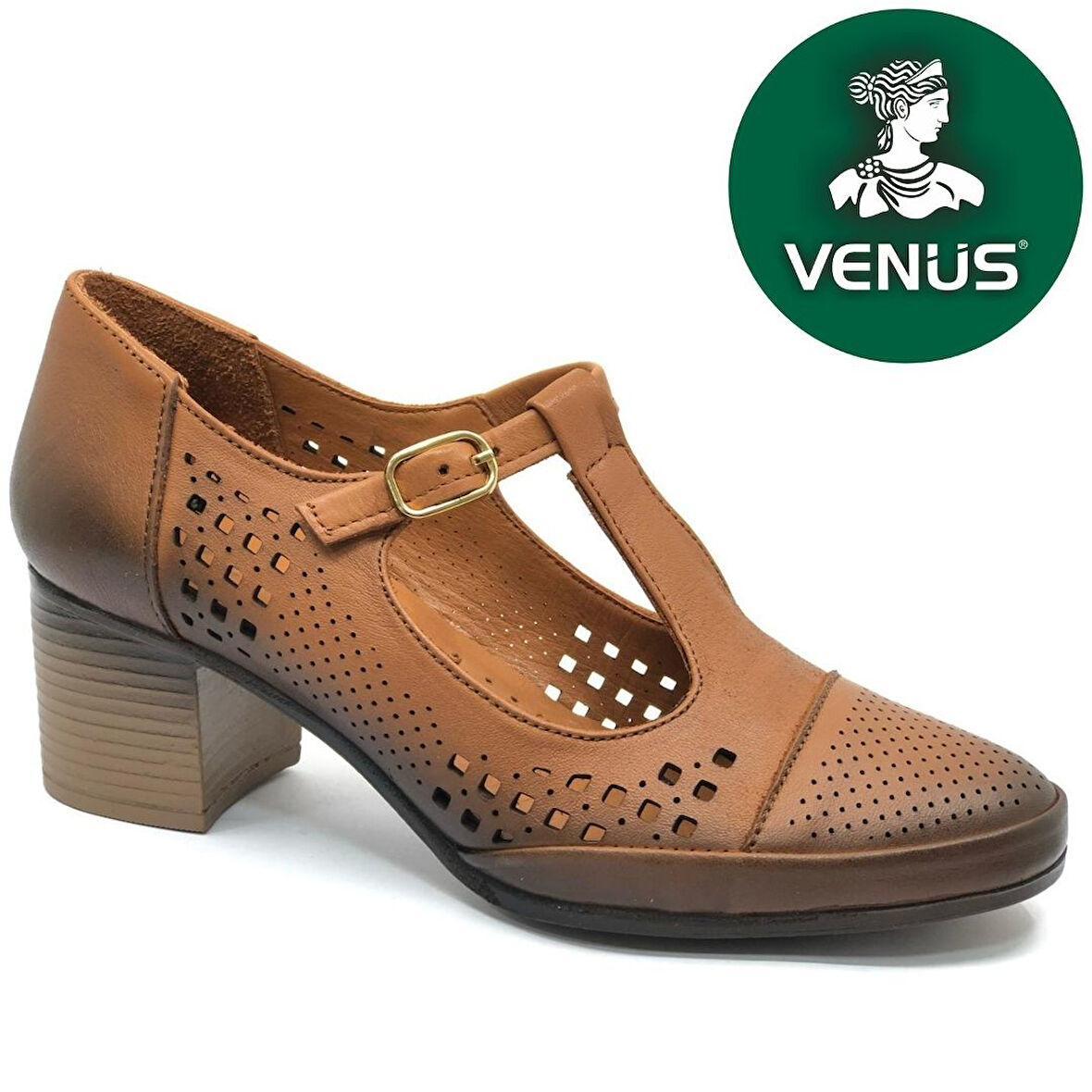 Venüs Cosmos Hakiki Deri Comfort Ortopedik Kadın Topuklu Ayakkabı