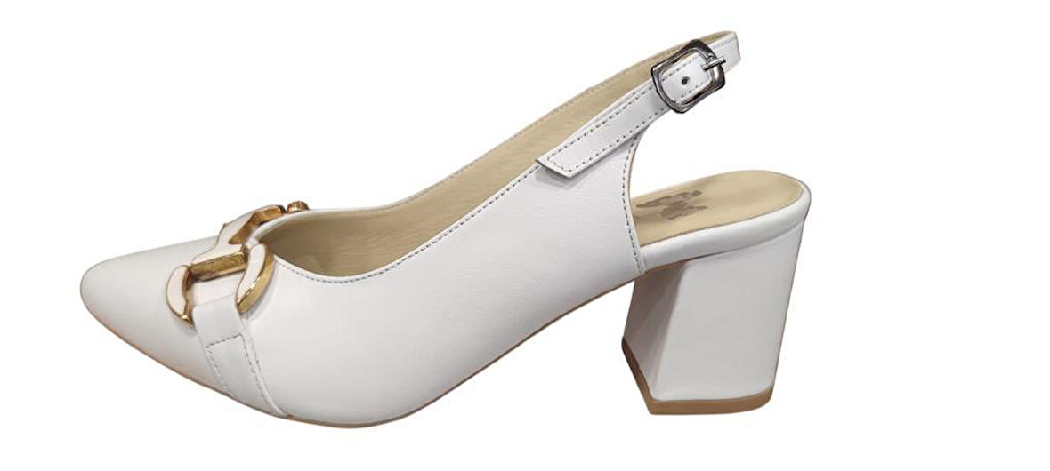 VENÜS 25461074Y TOPUKLU TOKA DETAYLI KADIN DERİ AYAKKABI