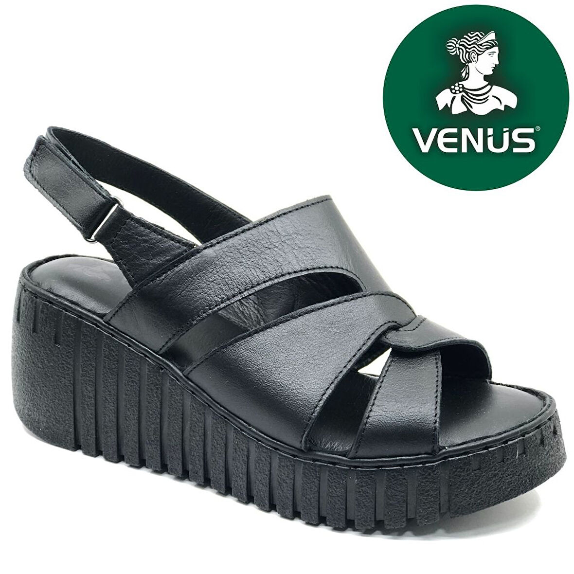 Venüs Morgen Hakiki Deri Comfort Ortopedik Kadın Sandalet