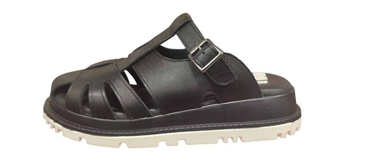 VENÜS 25470013Y BURNU KAPALI ORTOPEDİK DERİ KADIN TERLİK