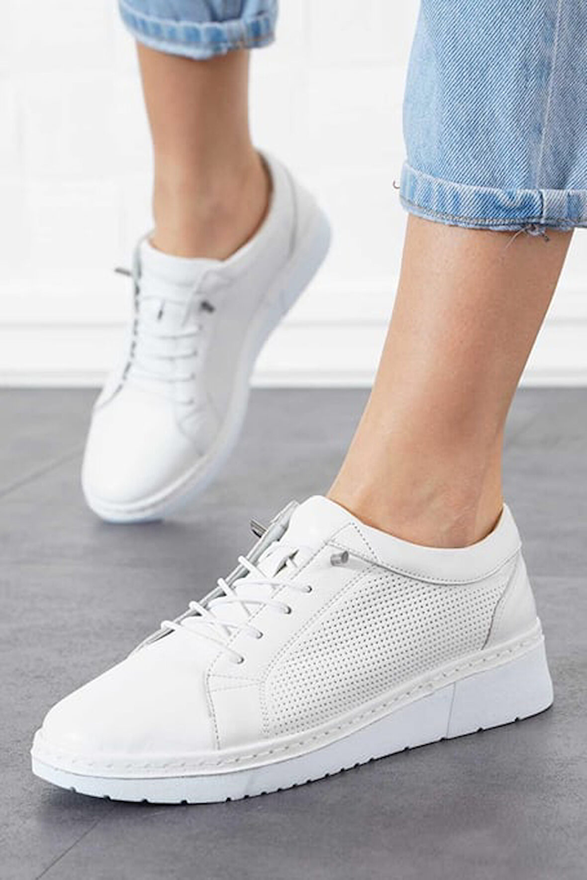 Venüs Livon Hakiki Deri Ortopedik Kadın Casual Ayakkabı