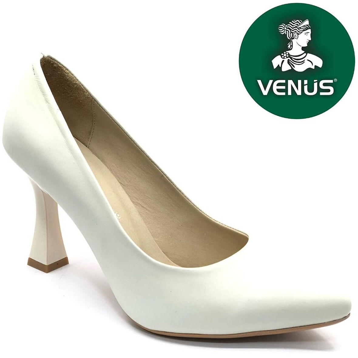 Venüs Sirius Hakiki Deri Kadeh Topuk Kadın Topuklu Ayakkabı Kadın Sitiletto