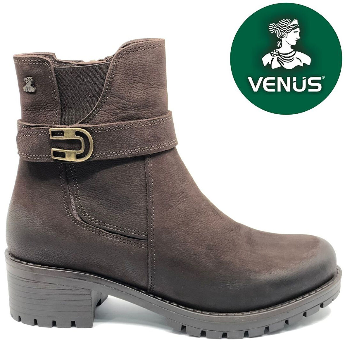 Venüs Dpoons Hakiki Deri Kaymaz Taban Ortopedik Kadın Bot