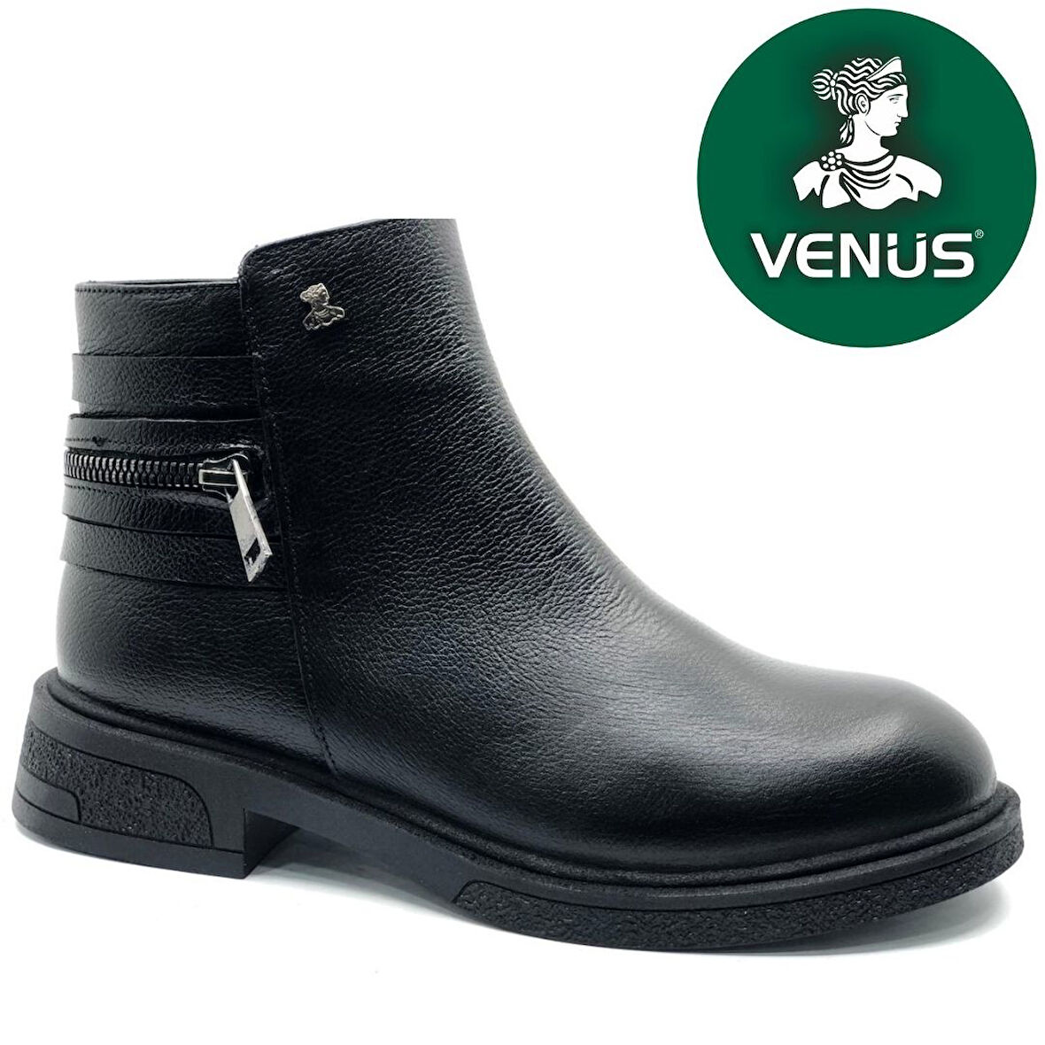 Venüs Umbra Hakiki Deri Kaymaz Taban Ortopedik Kadın Bot