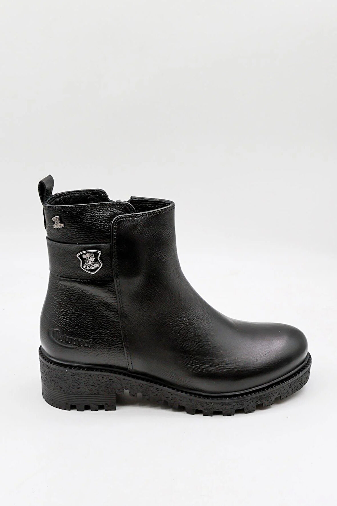 Venüs Kadın Hakiki Deri Waterproof Fermuarlı Bot 1950839K - Siyah - 36