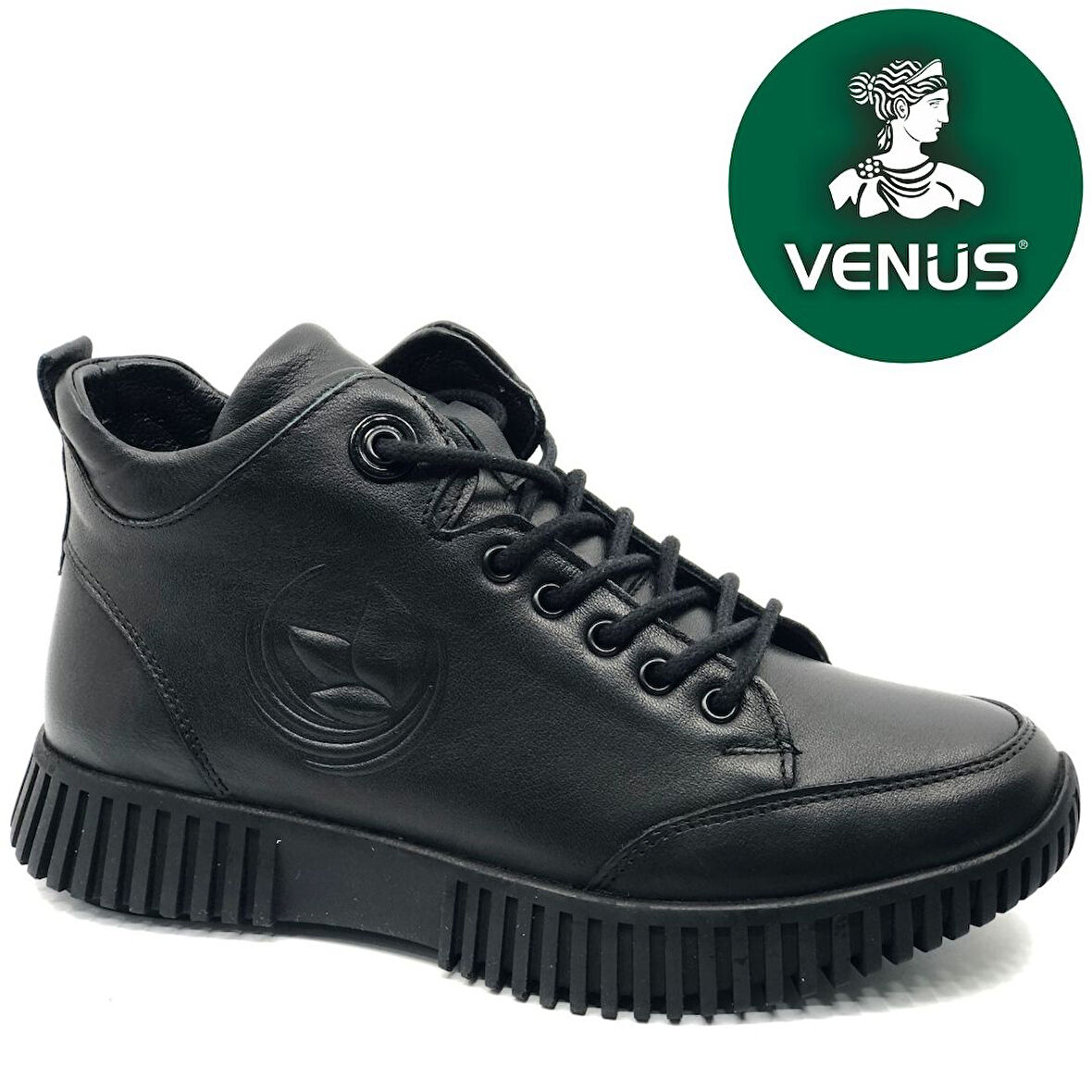 Venüs Rtew Hakiki Deri Düz Kaymaz Taban Ortopedik Kadın Bot